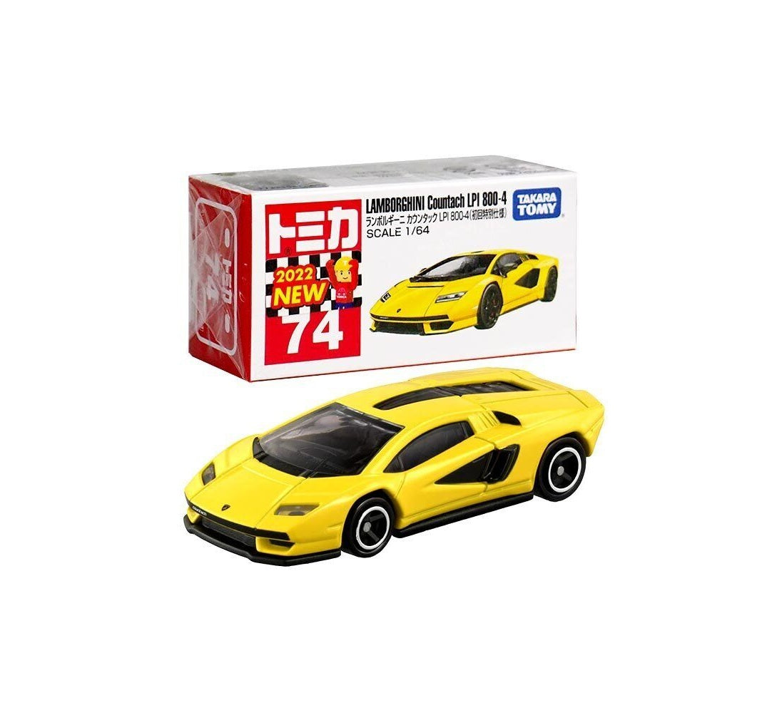 Takara Tomy Tomica - Lamborghini Countach LPI 800-4 Yellow - Scale 1/64