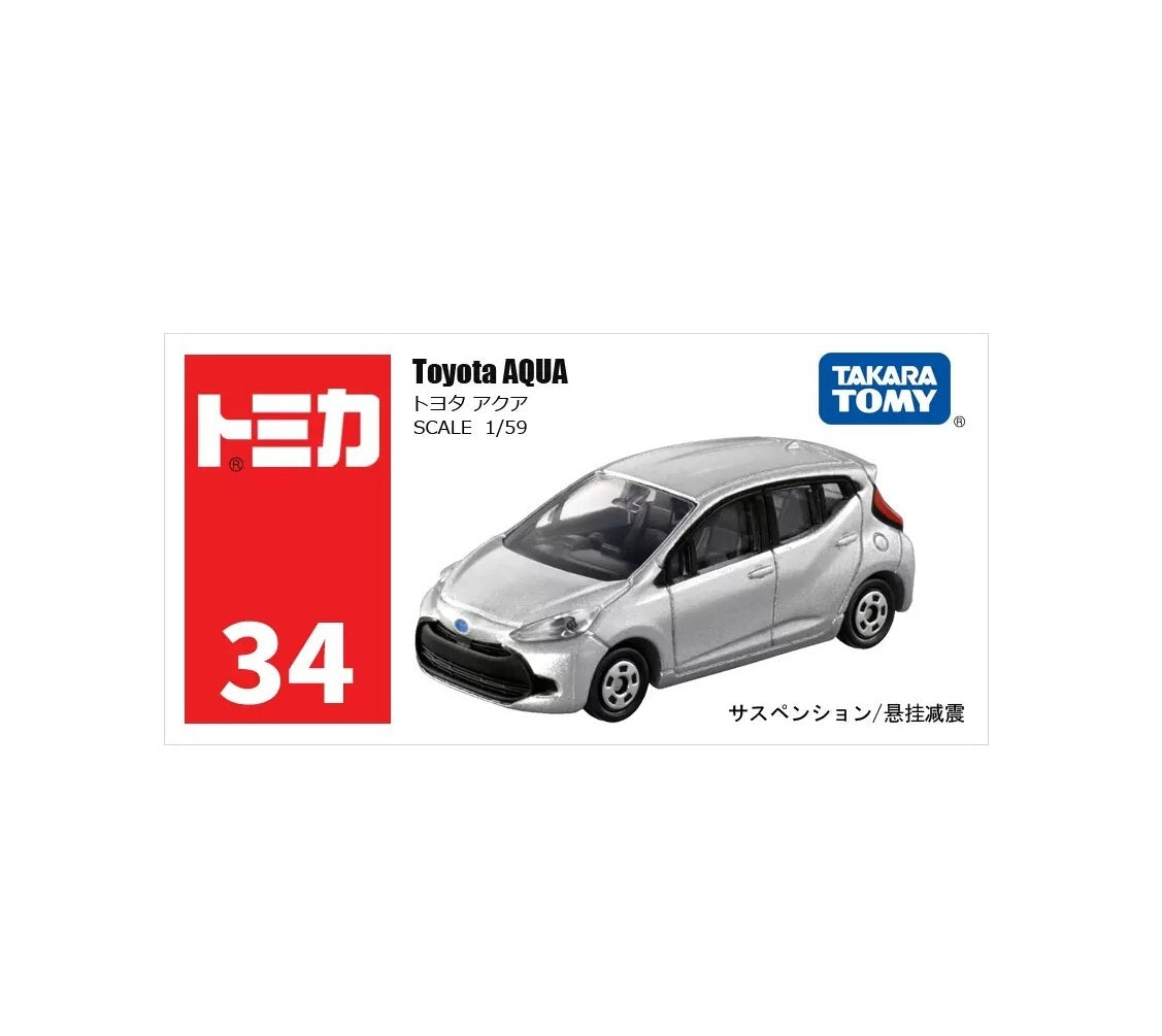 Takara Tomy Tomica - Toyota AQUA - Scale 1/59