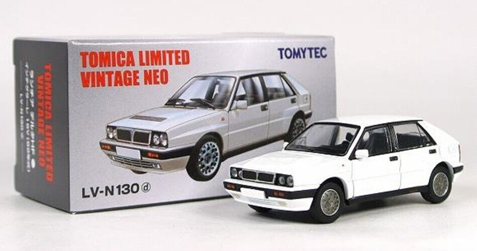 Tomytec Tomica Limited Vintage Neo - Lancia Delta HF Integrale 16V White - Scala 1/64 LV-N130d