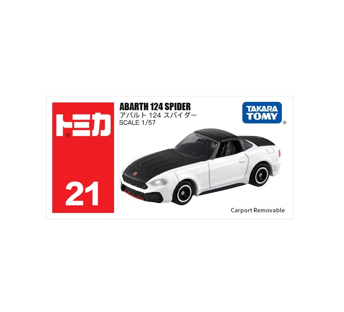 Takara Tomy Tomica - Abarth Fiat 124 Spider - Scale 1/57