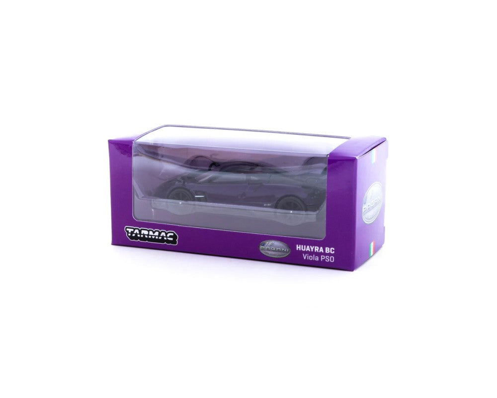 Tarmac Works - Pagani Huayra BC Viola PSO - GLOBAL64 - Scale 1/64 T64G-TL014-PU