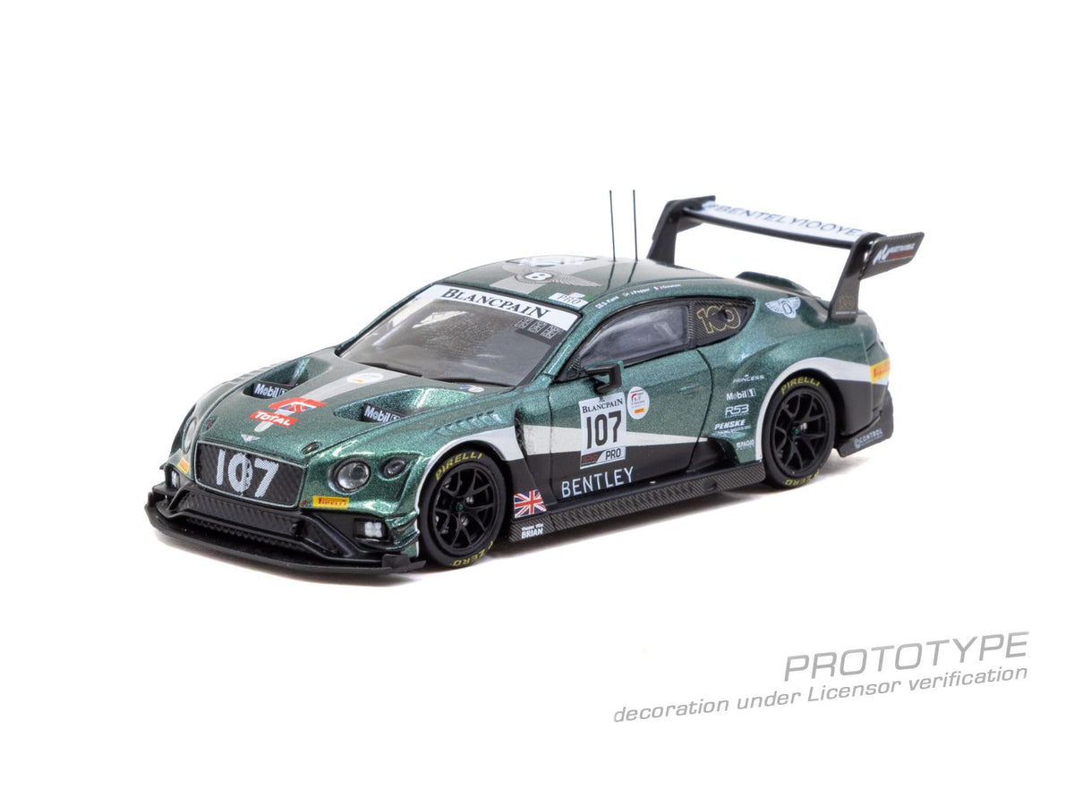 [PRE-ORDER] Tarmac Works - Bentley Continental GT3 #107 Jules Gounon 24 Hours of Spa 2019 - HOBBY64 - 1/64 Scale T64-030-19SPA107
