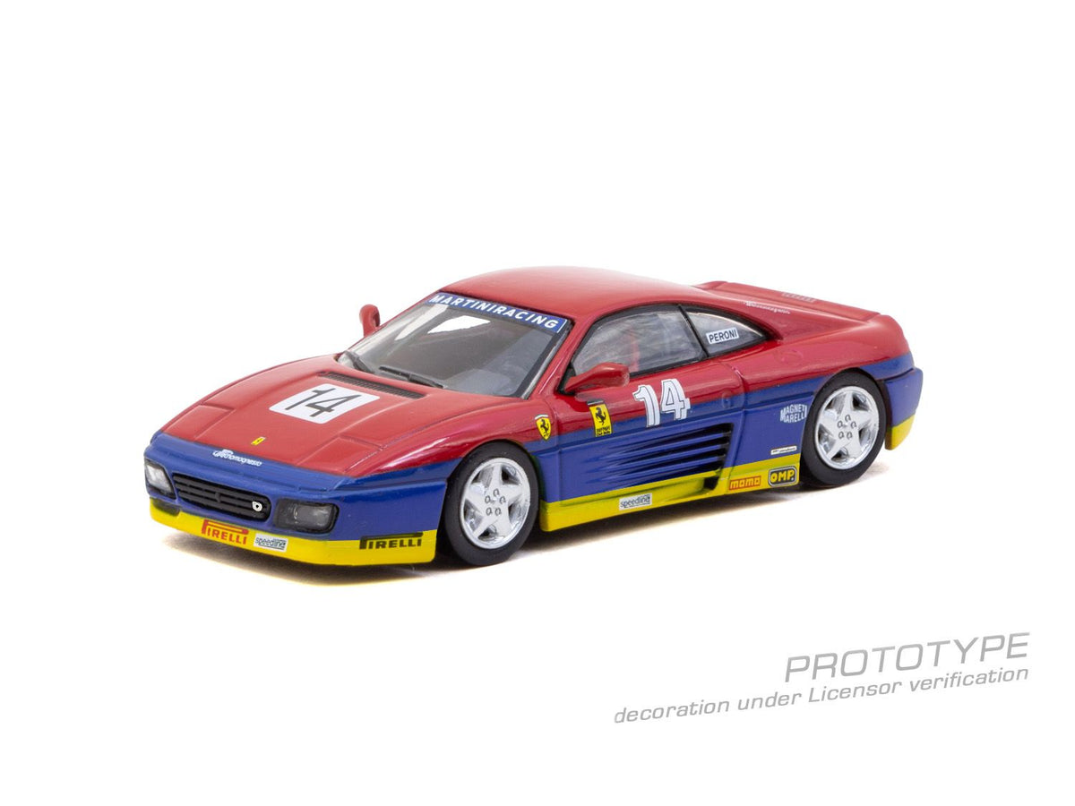 [PRE-ORDER] Tarmac Works - Ferrari 348 Challenge #14 FABIAN PERONI 348 Italy 1993 - HOBBY64 - 1/64 Scale T64-082-93CHA14