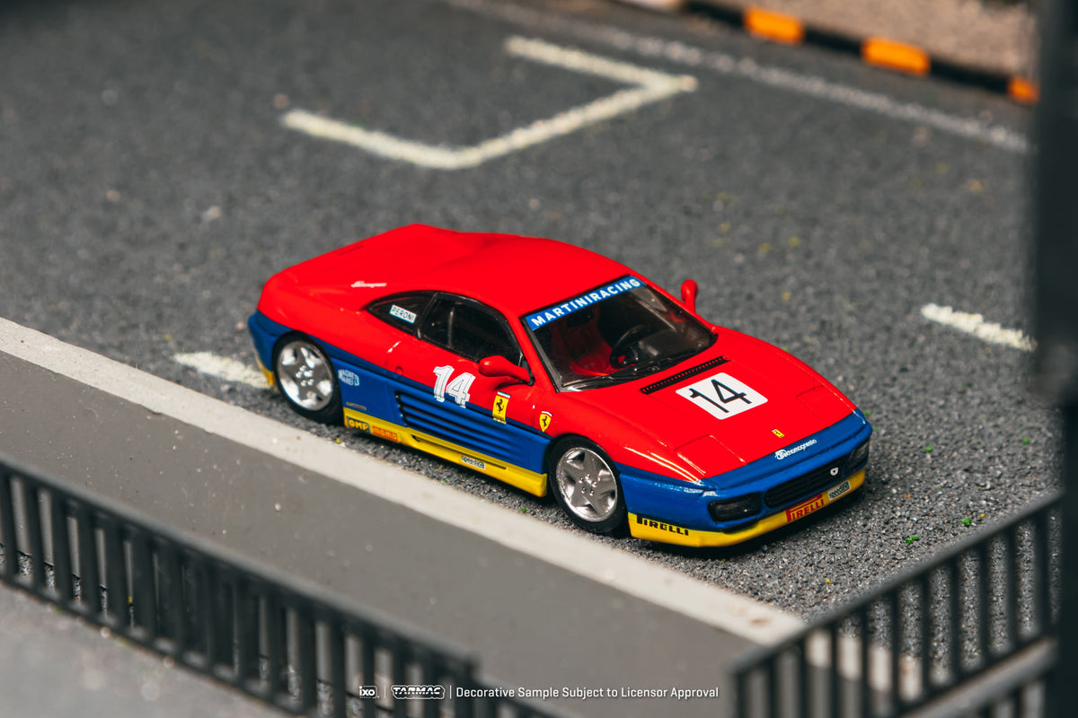[PRE-ORDER] Tarmac Works - Ferrari 348 Challenge #14 FABIAN PERONI 348 Italy 1993 - HOBBY64 - 1/64 Scale T64-082-93CHA14