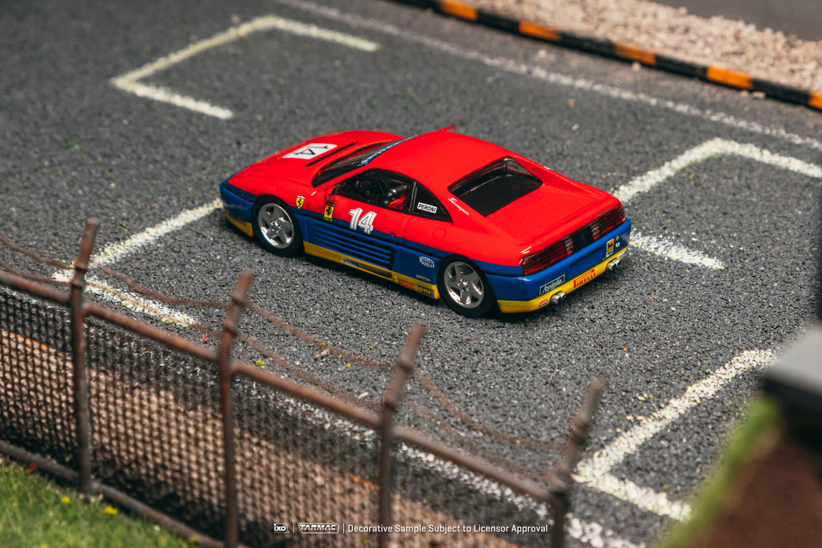[PRE-ORDER] Tarmac Works - Ferrari 348 Challenge #14 FABIAN PERONI 348 Italy 1993 - HOBBY64 - 1/64 Scale T64-082-93CHA14