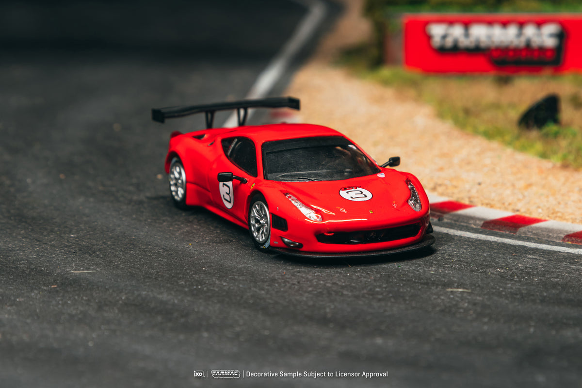 [PRÉCOMMANDE] Tarmac Works - Ferrari 458 Italia GT3 #3 2011 - HOBBY64 - Echelle 1-64 T64R-073-RE2