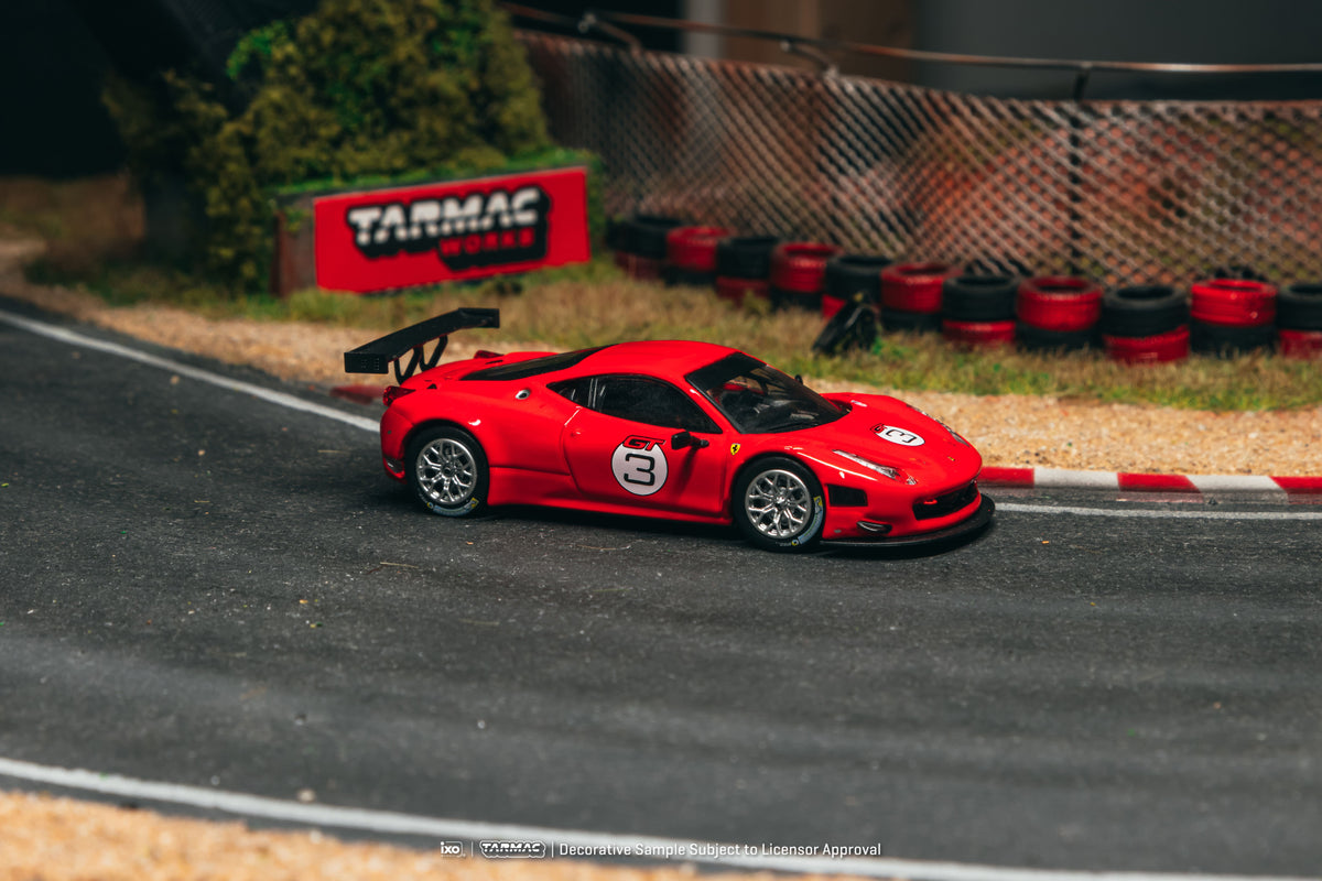 [PRÉCOMMANDE] Tarmac Works - Ferrari 458 Italia GT3 #3 2011 - HOBBY64 - Echelle 1-64 T64R-073-RE2