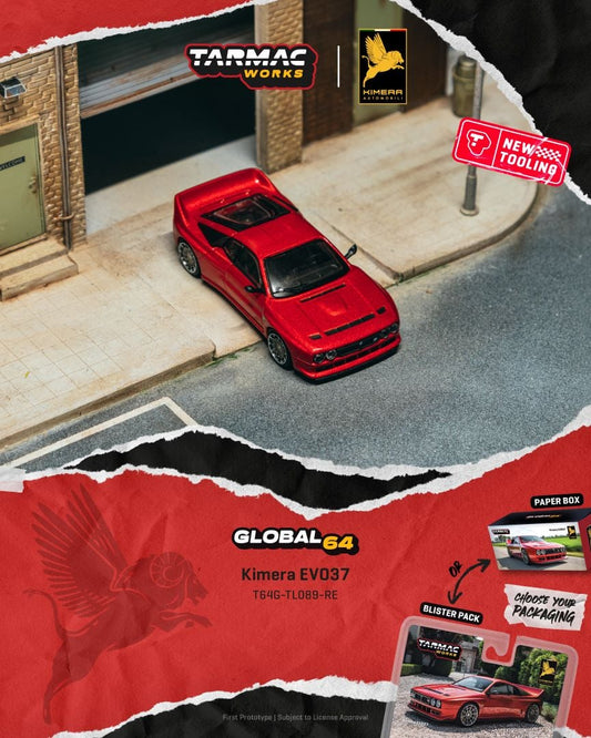[PRE-ORDER] Tarmac Works - Kimera EVO37 Red 2021 - GLOBAL64 - Scala 1/64 T64G-TL089-RE
