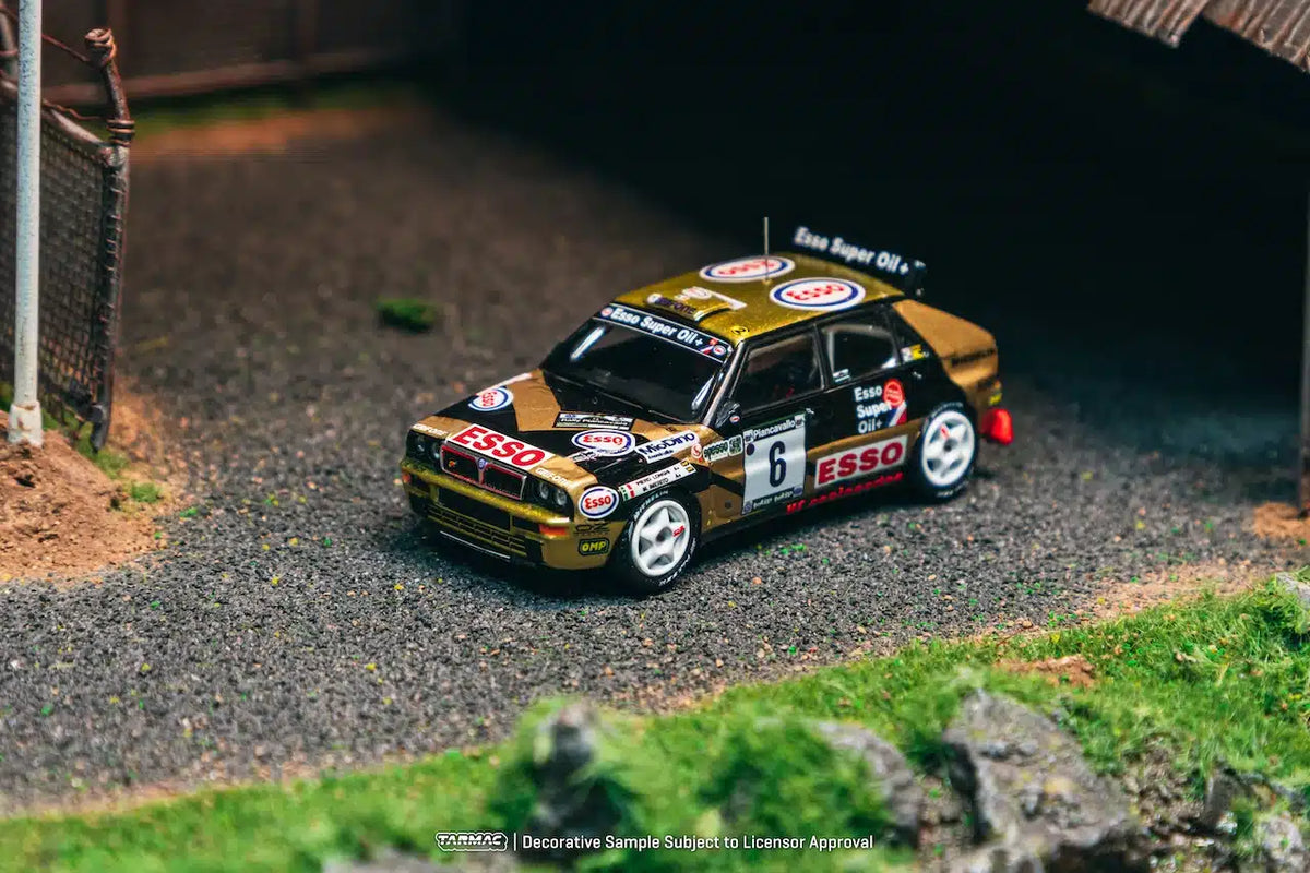 Tarmac Works - Lancia Delta HF Integrale #6 ECR Piancavallo Rally Winner 1993 - HOBBY64 - Scala 1/64 T64-049-93PIR06