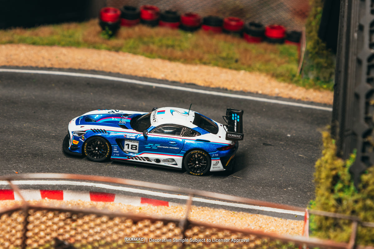 [PRE-ORDER] Tarmac Works - Mercedes - AMG GT3 #18 KEVIN TSE British GT Championship 2026 with trading cards - HOBBY64 - 1/64 Scale T64-062-26BGT18