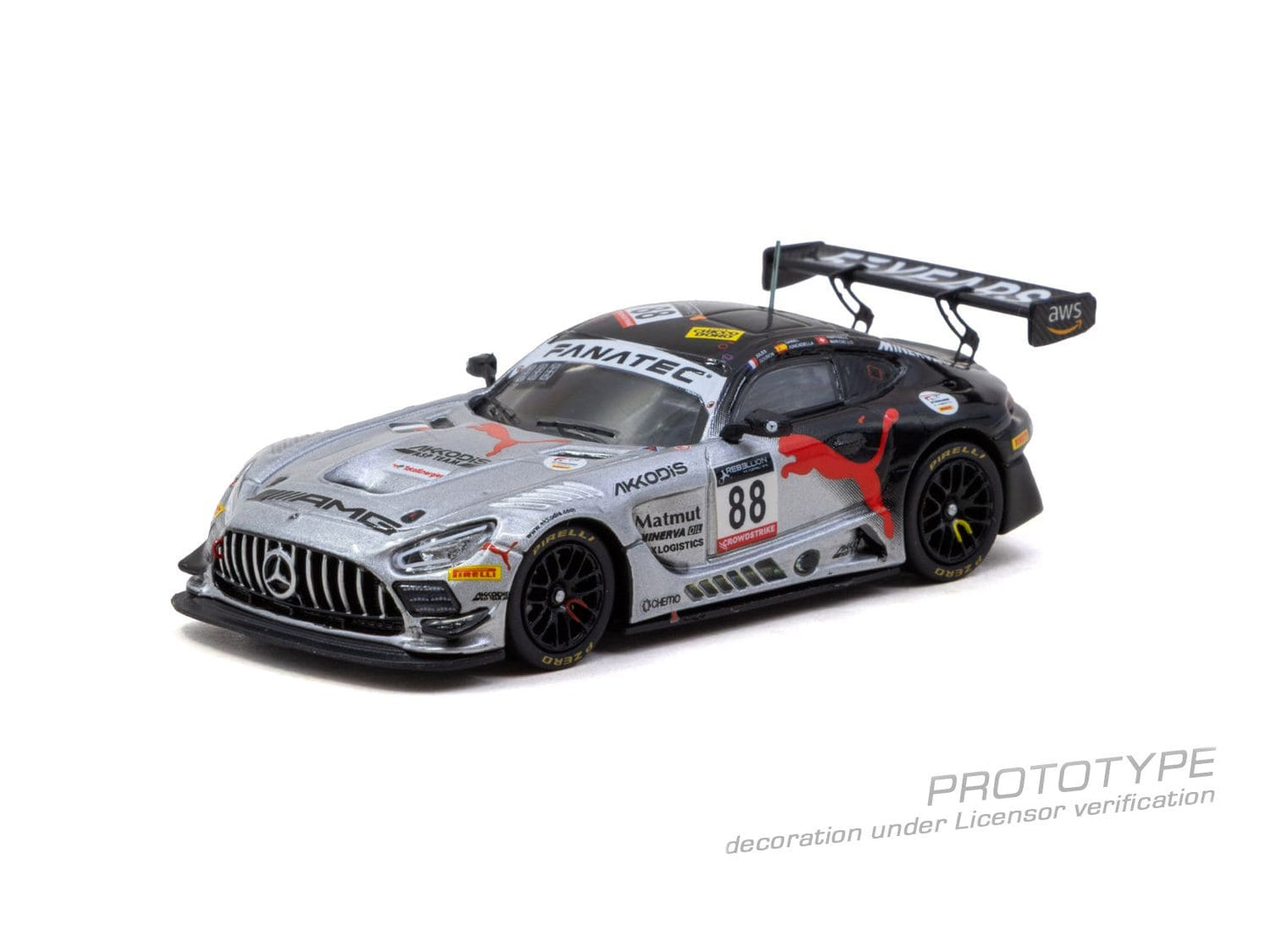 [PRE-ORDER] Tarmac Works - Mercedes-AMG GT3 #88 2022 24H of SPA Winner Jules Gounon - HOBBY64 - Scala 1/64 T64-062-22SPA88