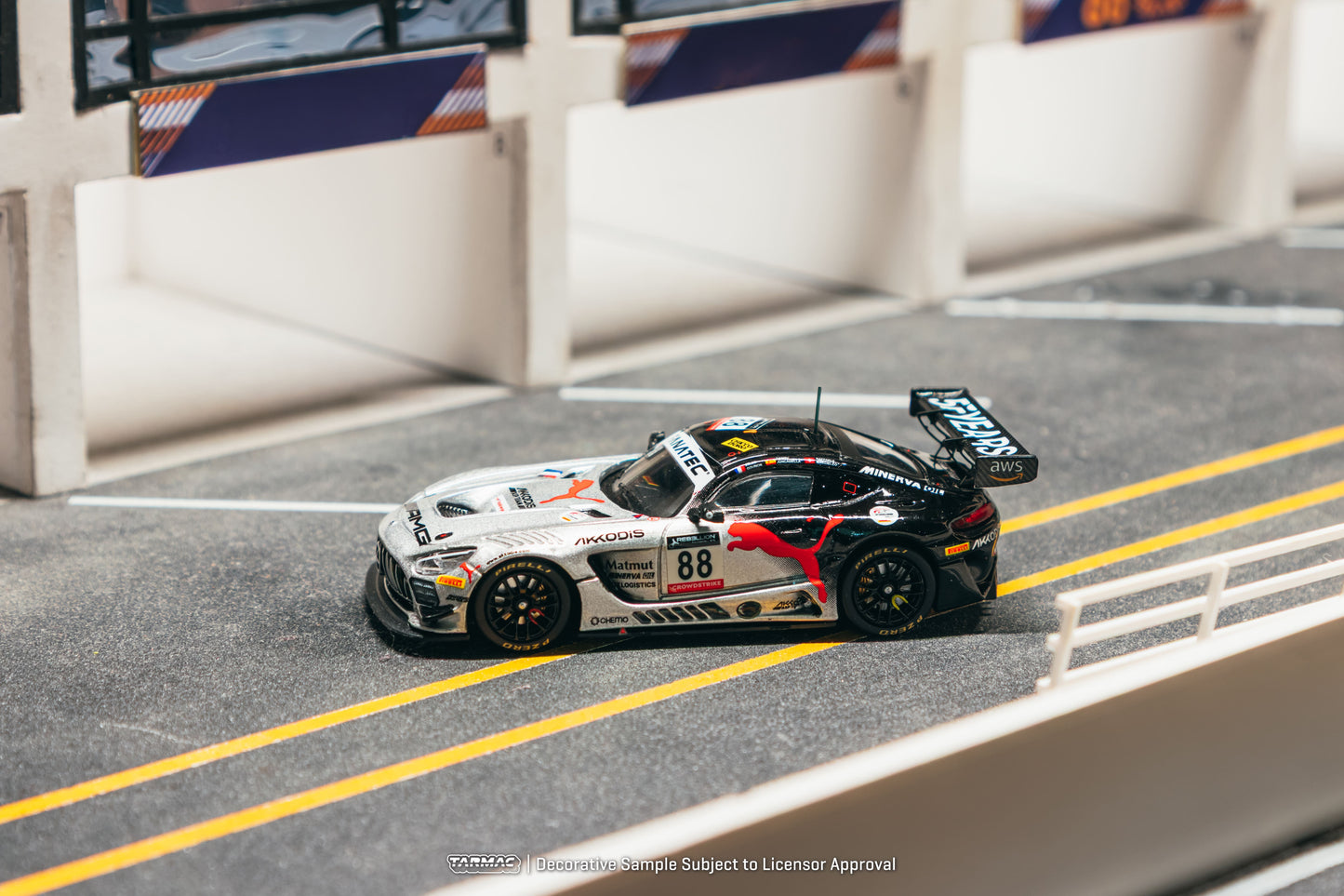 [PRE-ORDER] Tarmac Works - Mercedes-AMG GT3 #88 2022 24H of SPA Winner Jules Gounon - HOBBY64 - Scala 1/64 T64-062-22SPA88