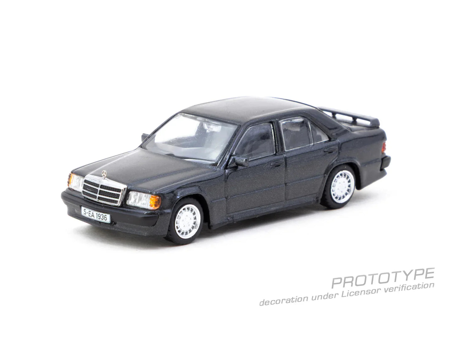 Tarmac Works - Mercedes -Benz 190 E 2.3-16 Blue-Black Metallic - GLOBAL64 - 1/64 Scale T64G-047-BK