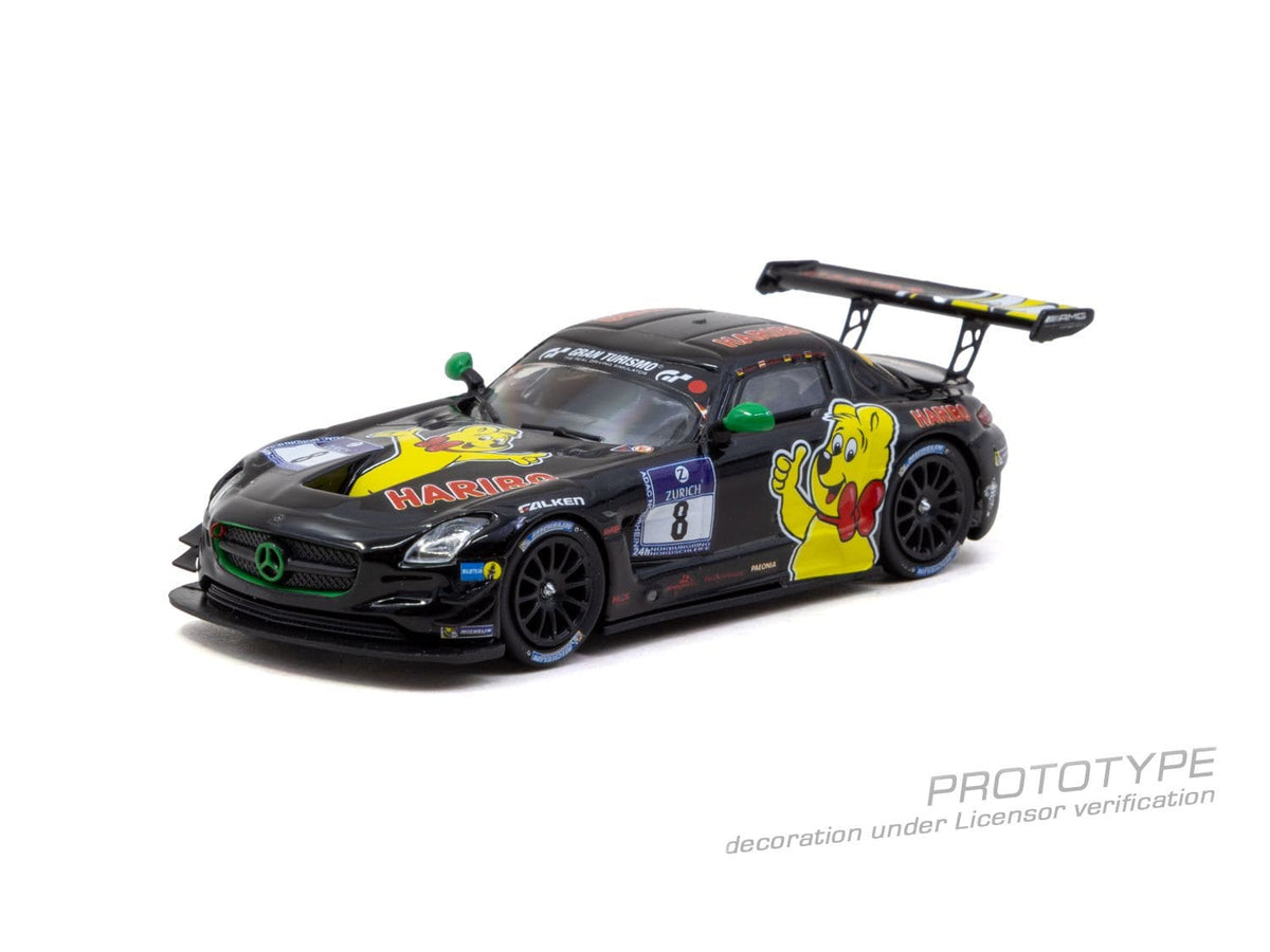 [PRÉCOMMANDE] Tarmac Works - Mercedes -Benz SLS AMG GT3 n° 8 UWE ALZEN Nürburgring 24h 2015 - HOBBY64 - Échelle 1/64 T64-087-15NUR08