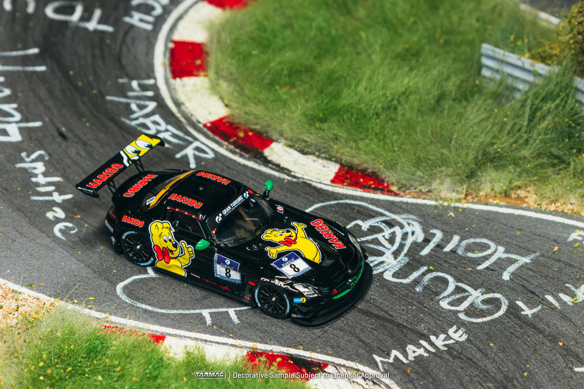 [PRÉCOMMANDE] Tarmac Works - Mercedes -Benz SLS AMG GT3 n° 8 UWE ALZEN Nürburgring 24h 2015 - HOBBY64 - Échelle 1/64 T64-087-15NUR08