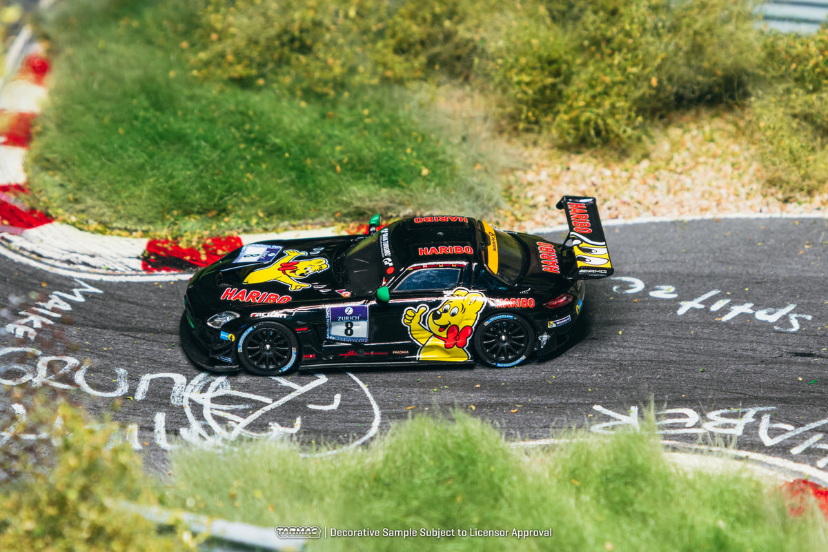 [PRÉCOMMANDE] Tarmac Works - Mercedes -Benz SLS AMG GT3 n° 8 UWE ALZEN Nürburgring 24h 2015 - HOBBY64 - Échelle 1/64 T64-087-15NUR08