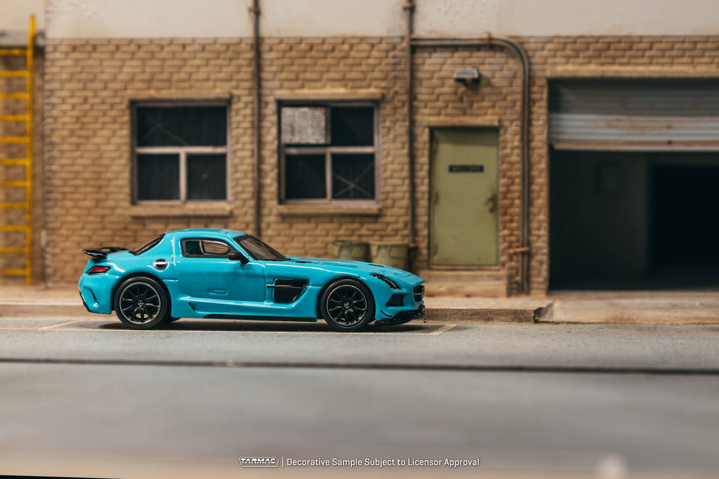 [PRE-ORDER] Tarmac Works - Mercedes-Benz SLS Black Series Baby Blue Mat 2012 - GLOBAL64 - Scala 1/64 T64G-027-BC