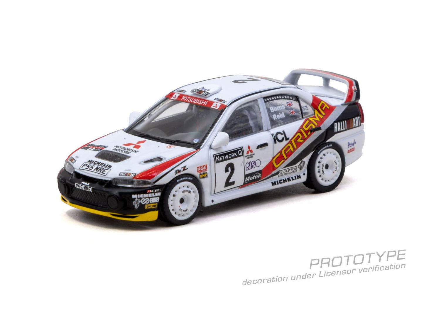 [PRE-ORDER] Tarmac Works - Mitsubishi Carisma GT Evolution IV RAC Rally 1997 - GLOBAL64 - Scala 1/64 T64G-076-97RAC02