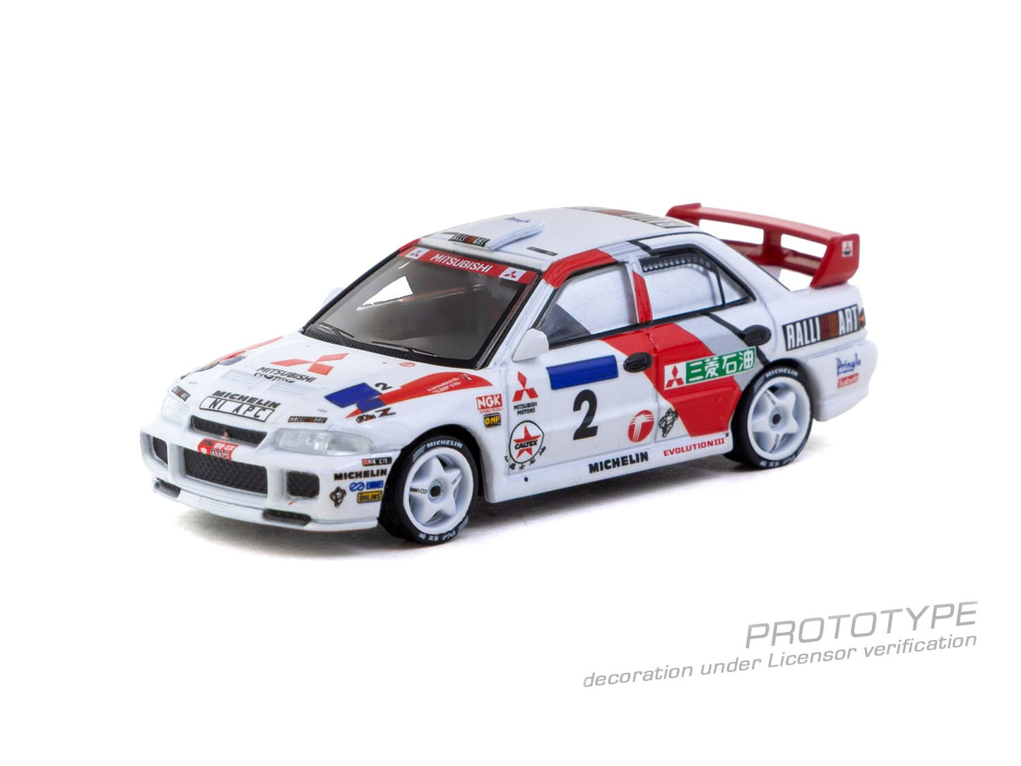 [PRE-ORDER] Tarmac Works - Mitsubishi Lancer Evolution III Hong Kong Beijing Rally Winner 1996 - GLOBAL64 - Scala 1/64 T64G-050-96HKBR0