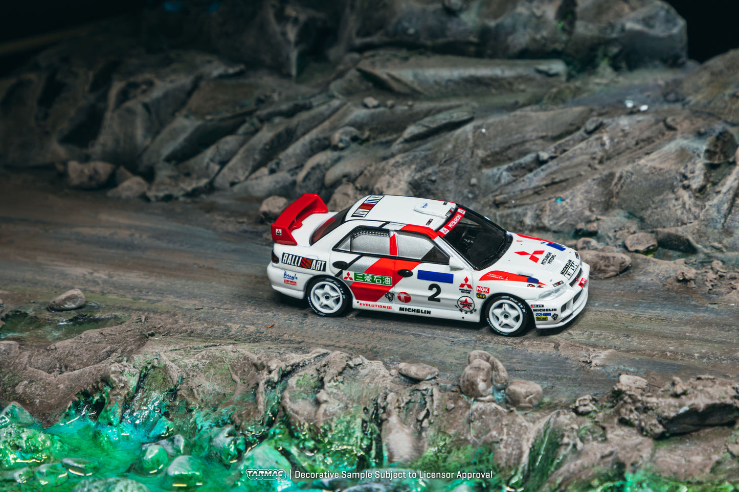 [PRE-ORDER] Tarmac Works - Mitsubishi Lancer Evolution III Hong Kong Beijing Rally Winner 1996 - GLOBAL64 - Scala 1/64 T64G-050-96HKBR0
