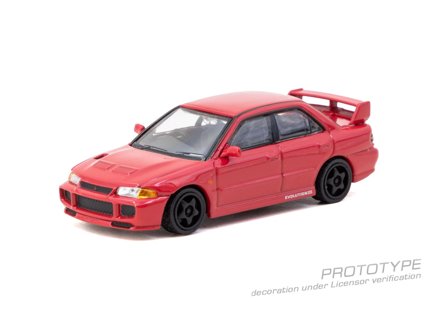 [PRE-ORDER] Tarmac Works - Mitsubishi Lancer GSR Evolution III Red 1995 - GLOBAL64 - Scala 1/64 T64G-050-RE