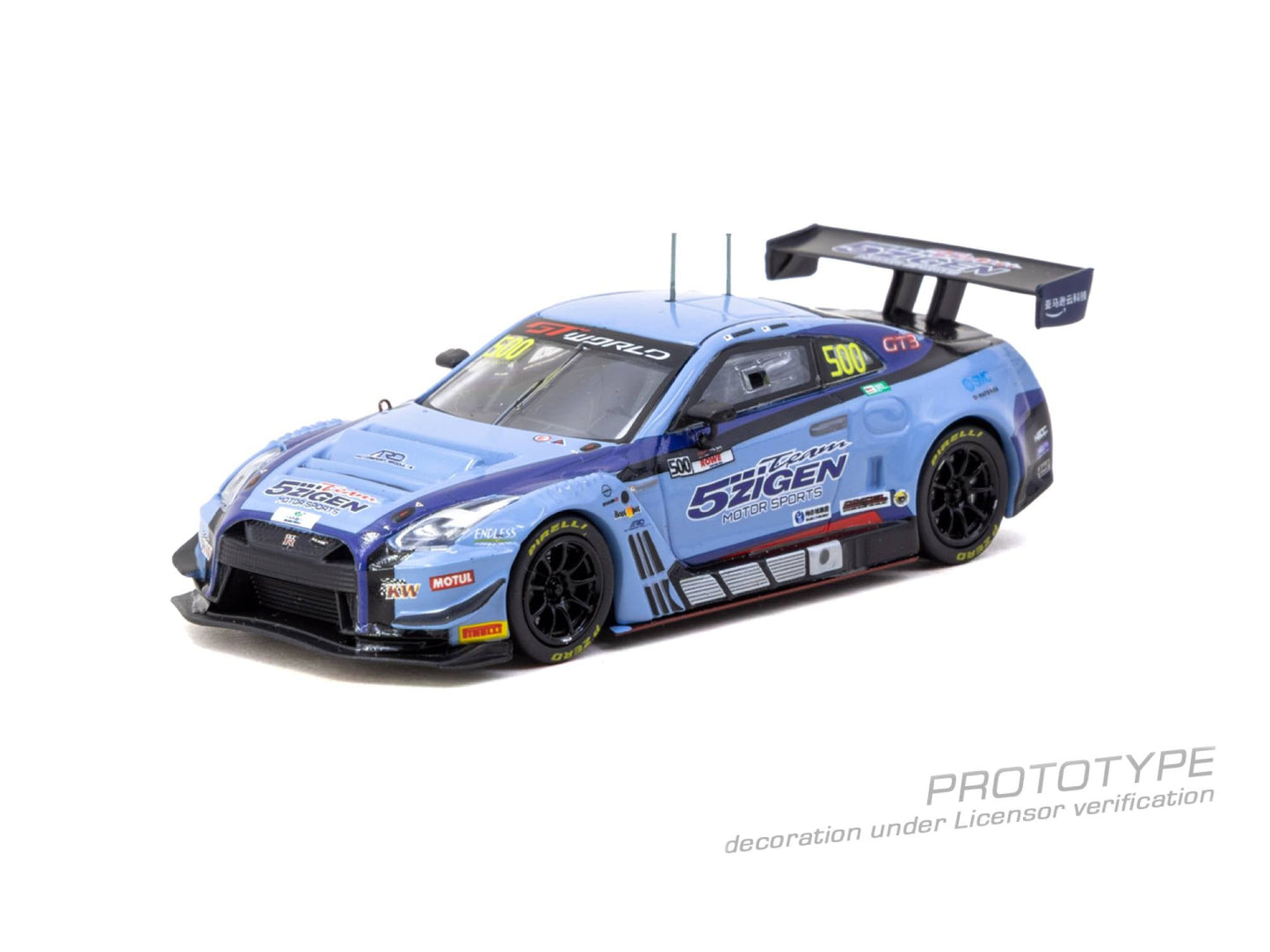 [PRE-ORDER] <span translate="no">Tarmac Works</span> - Nissan GT-R R35 NISMO GT3 GT World Challenge Asia 2025 Beijing Street Circuit Winner TEAM 5ZIGEN 2025 - HOBBY64 - 1/64 Scale T64-035-25BJ500