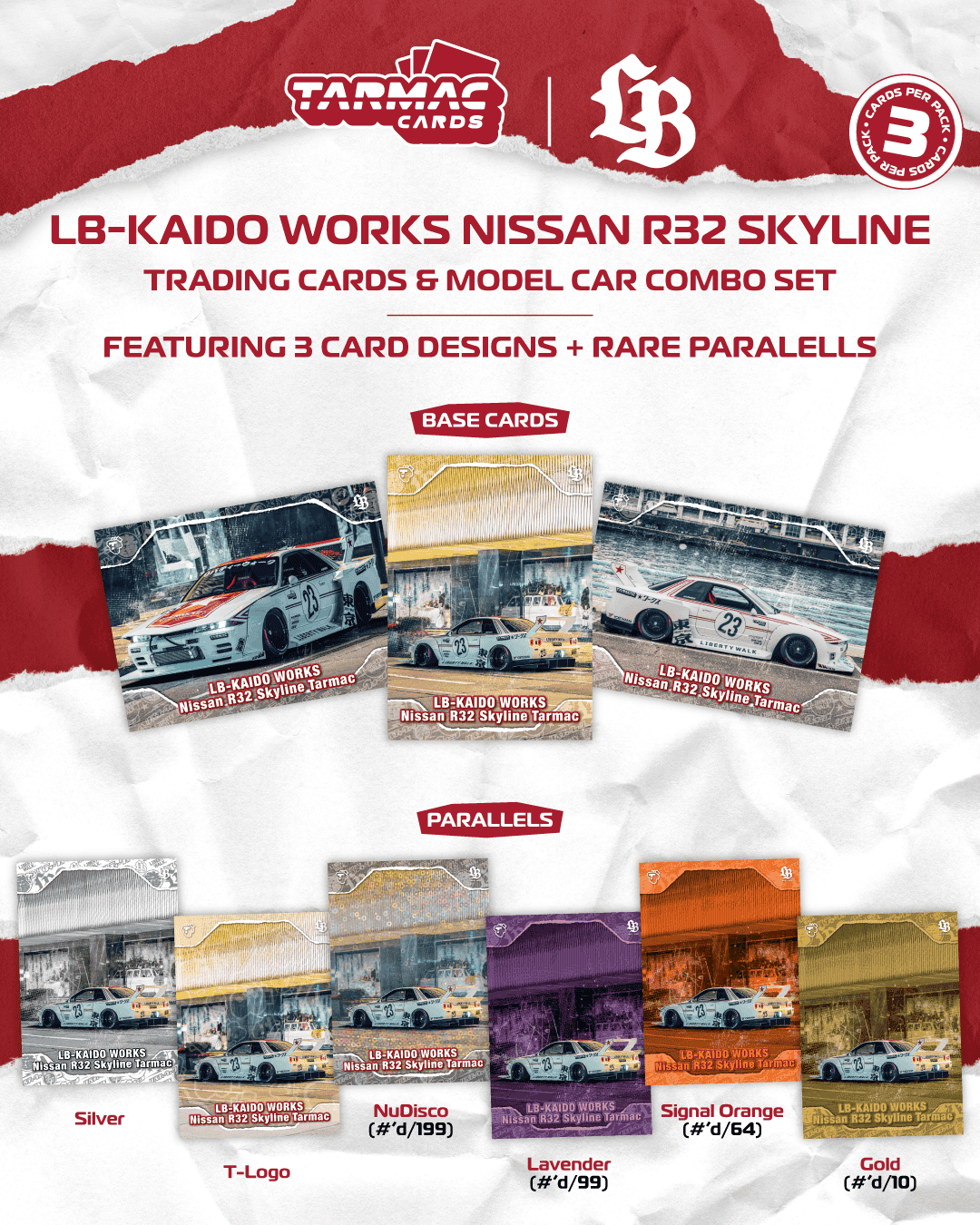 [PRE-ORDER] Tarmac Works - Nissan R32 Skyline LB-KAIDO WORKS 2026 - HOBBY64 - Scala 1/64 T64-097-25TAS
