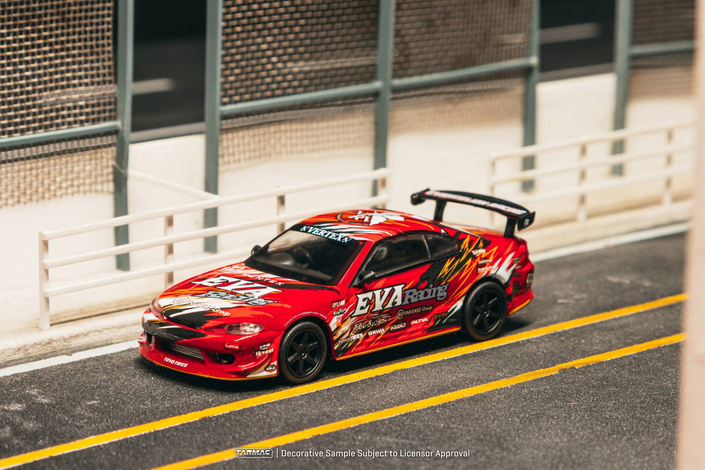 Tarmac Works - Nissan Silvia EVA RT PRODUCTION MODEL-02 S15 2025 - GLOBAL64 - 1/64 Scale T64G-023-EVA02