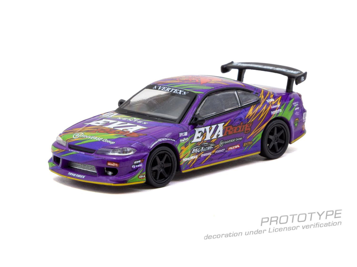 [PRE-ORDER] Tarmac Works - Nissan Silvia ( S15 ) EVA RT TEST TYPE-01 2025 - GLOBAL64 - 1/64 Scale T64G-023-EVA01