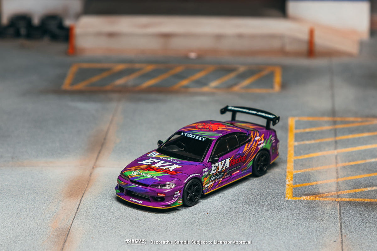 [PRE-ORDER] Tarmac Works - Nissan Silvia ( S15 ) EVA RT TEST TYPE-01 2025 - GLOBAL64 - 1/64 Scale T64G-023-EVA01