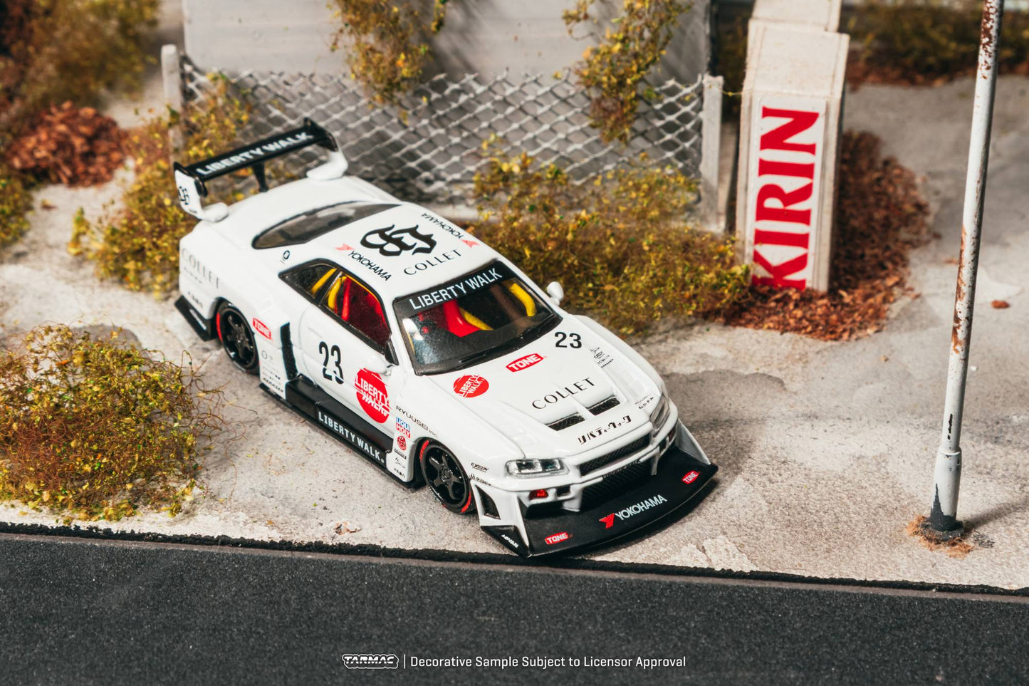 [PRE-ORDER] Tarmac Works - Nissan Skyline GTR (R34) LB Super Silhouette COLLET 2025 - HOBBY64 - Scala 1-64 T64-104-WH