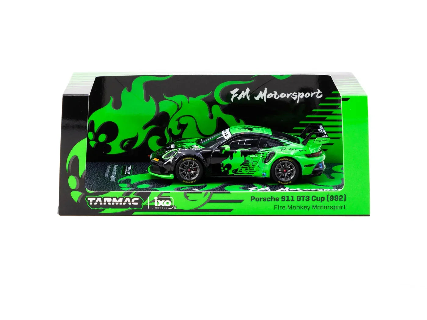 Tarmac Works - Porsche 911 GT3 Cup ( 992 ) Fire Monkey Motorsport - HOBBY64 - 1/64 Scale T64-093-FMM