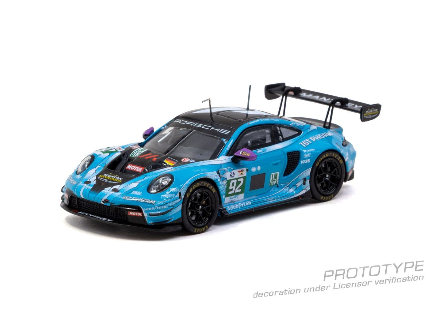 [PRE-ORDER] Tarmac Works - Porsche 911 GT3 R #92 Ryan Hardwick 24h of Le Mans 2025 Winner of LMGT3 - HOBBY64 - 1/64 Scale T64-084-25LM92
