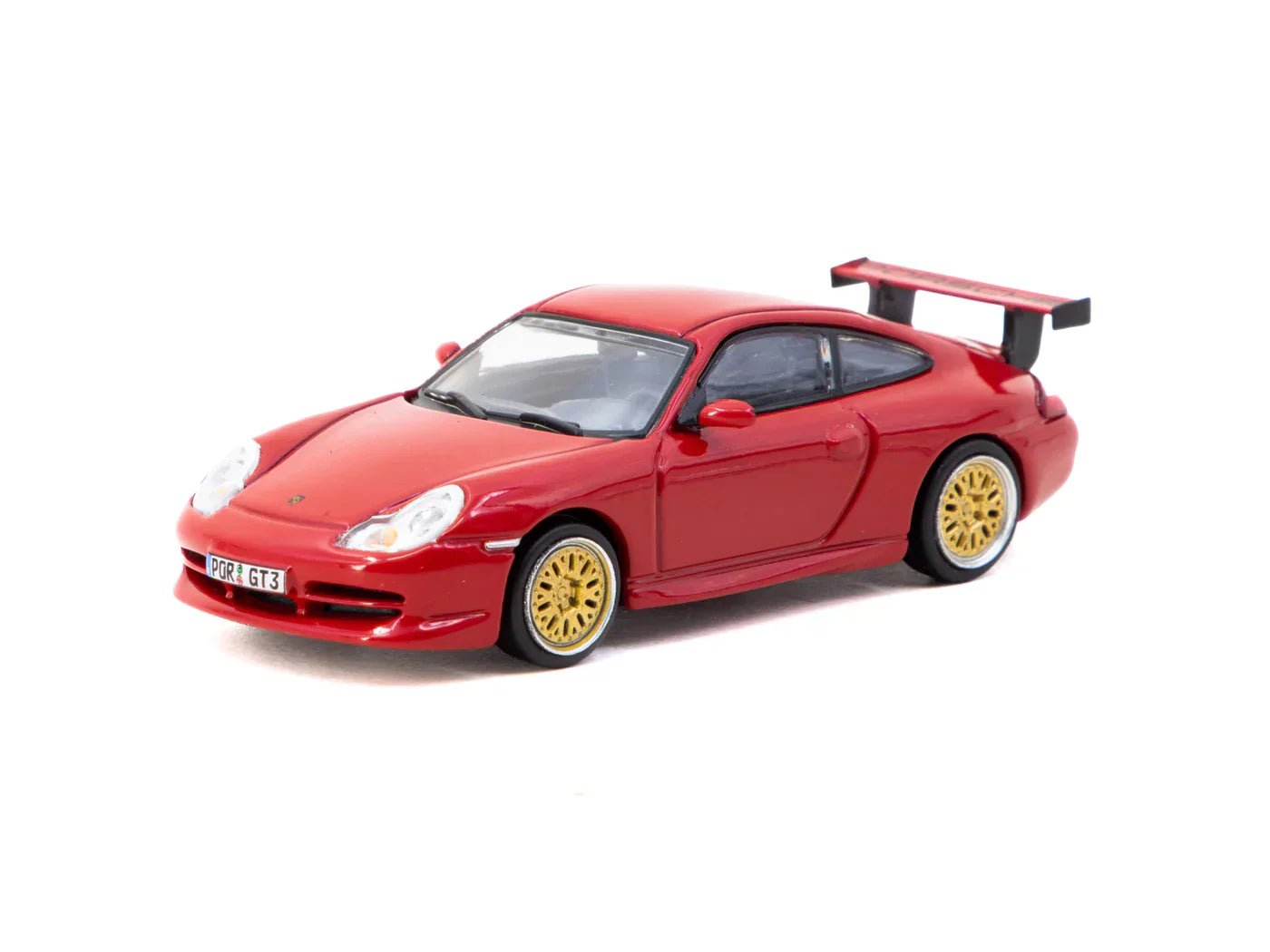 Tarmac Works - Porsche 911 GT3 Type 996 Red - GLOBAL64 - Scala 1/64 T64G-069-RE