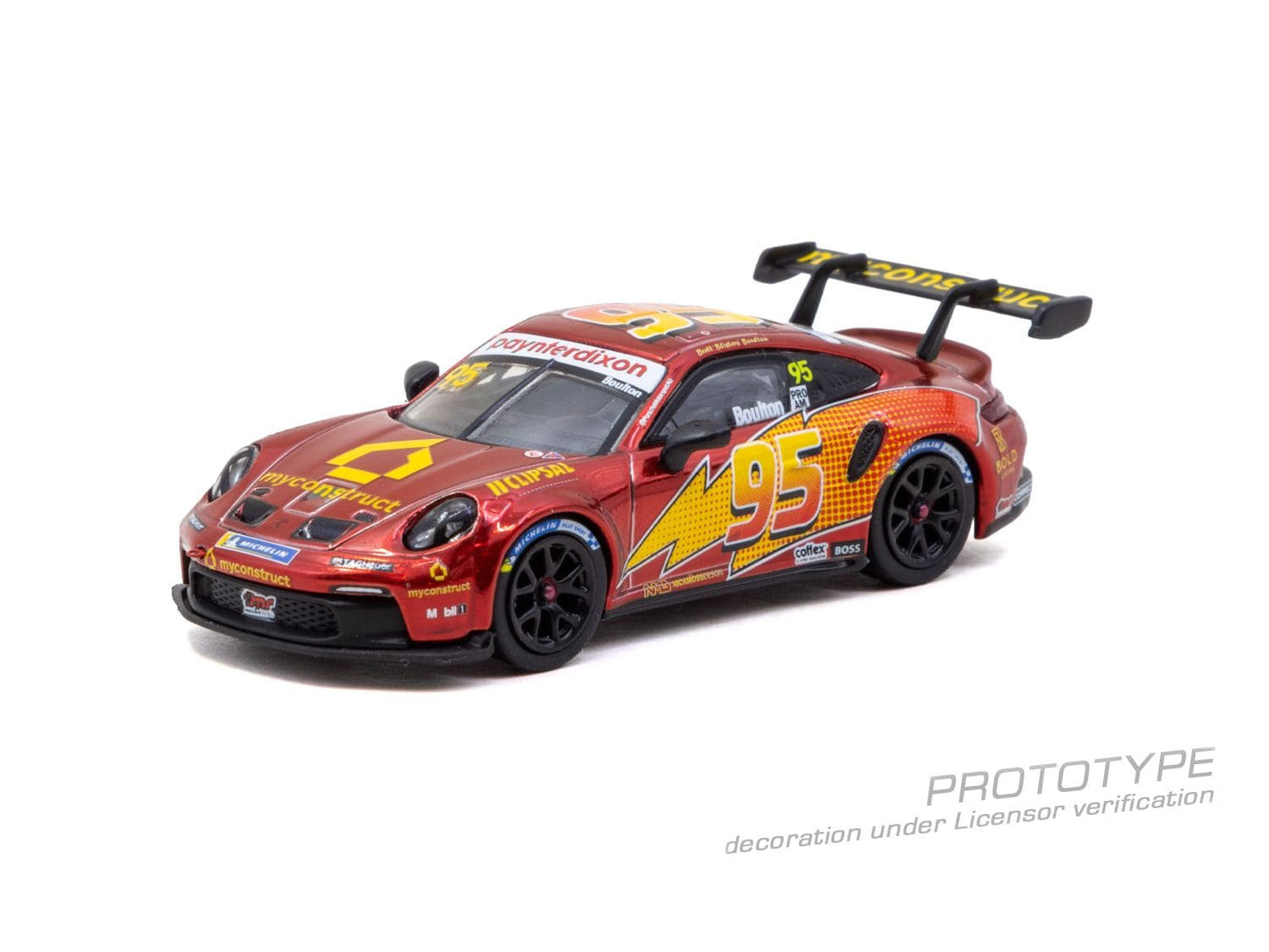 [PRE-ORDER] Tarmac Works - Porsche 911 GT3 ( 992 ) Cup Porsche Carrera Cup Australia 2025 Brett Boulton - HOBBY64 - 1/64 Scale T64-093-25CCA95