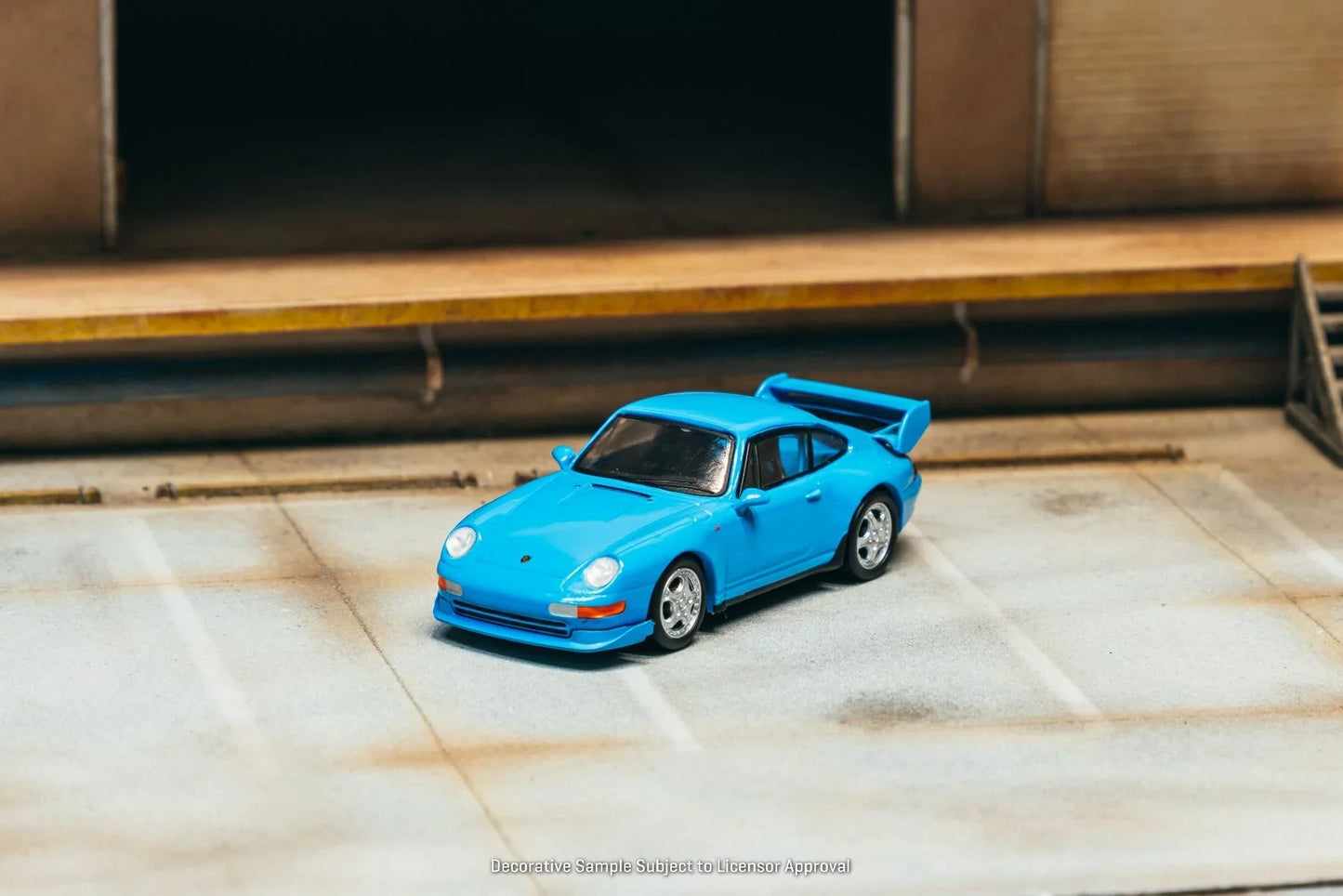 Tarmac Works - Porsche 911 (993) RS Club Sport Bleu Riviera - COLLAB64 - Échelle 1/64 T64S-021-RB