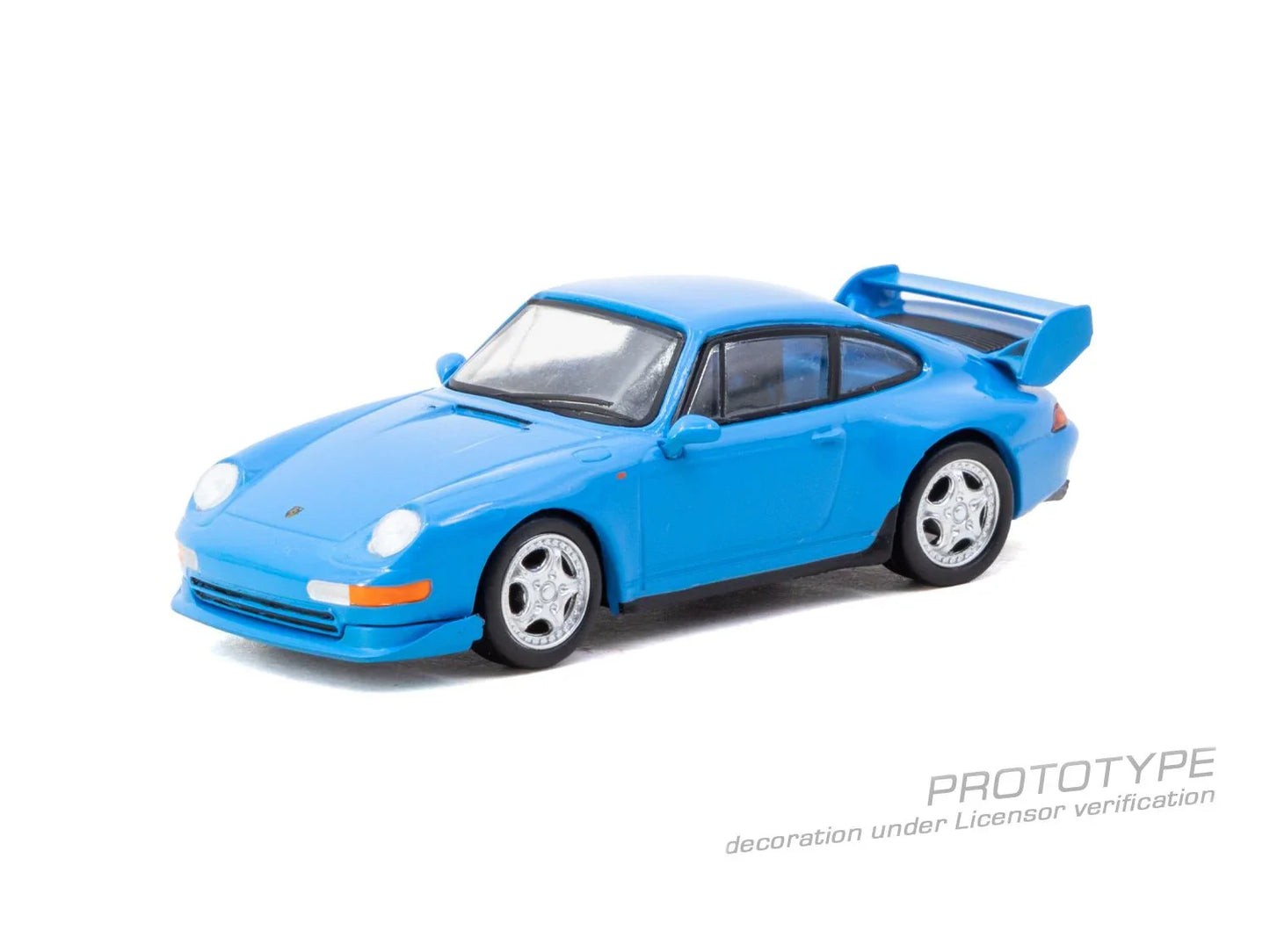 Tarmac Works - Porsche 911 (993) RS Club Sport Bleu Riviera - COLLAB64 - Échelle 1/64 T64S-021-RB