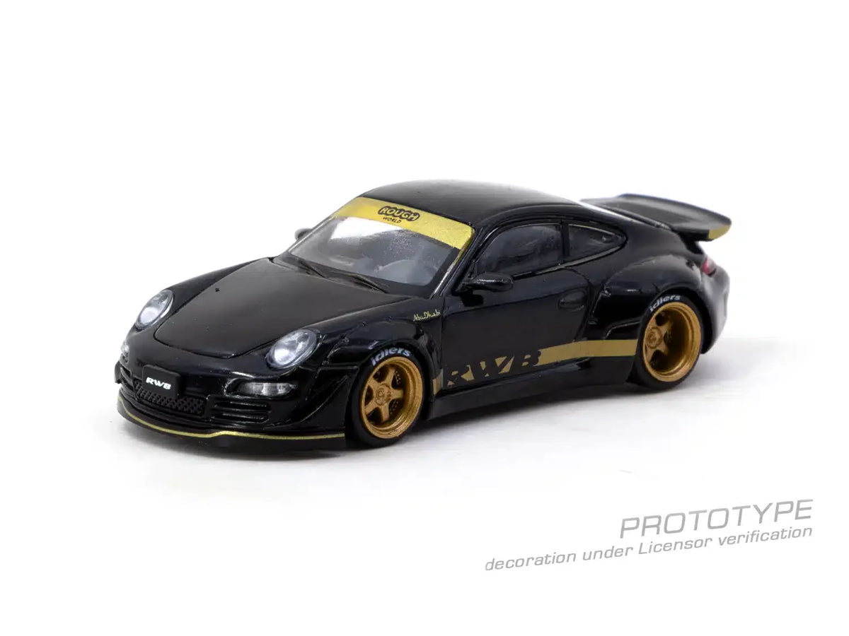 Tarmac Works - RWB 997 Porsche Black - HOBBY64 - 1/64 Scale T64-TL057-BK