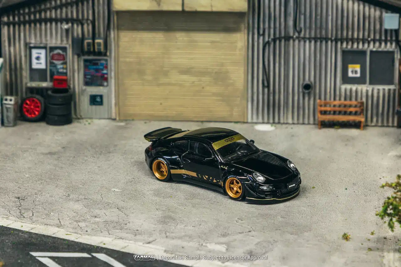 Tarmac Works - RWB 997 Porsche Black - HOBBY64 - 1/64 Scale T64-TL057-BK