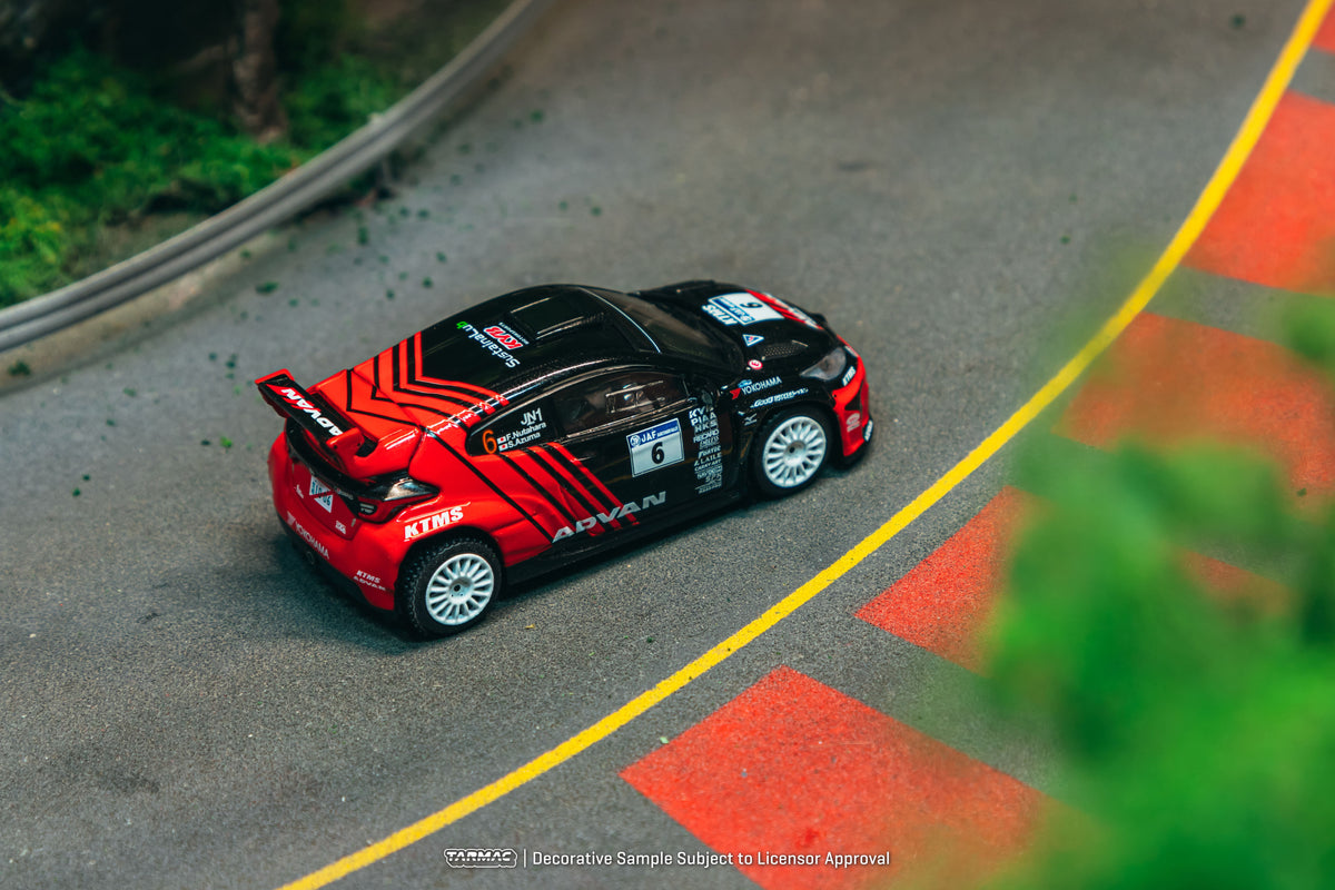 [PRE-ORDER] Tarmac Works - Toyota GR Yaris Rally2 #6 FUMIO NUTAHARA Japanese Rally Championship 2024 - HOBBY64 - 1/64 Scale T64-092-24JRC06
