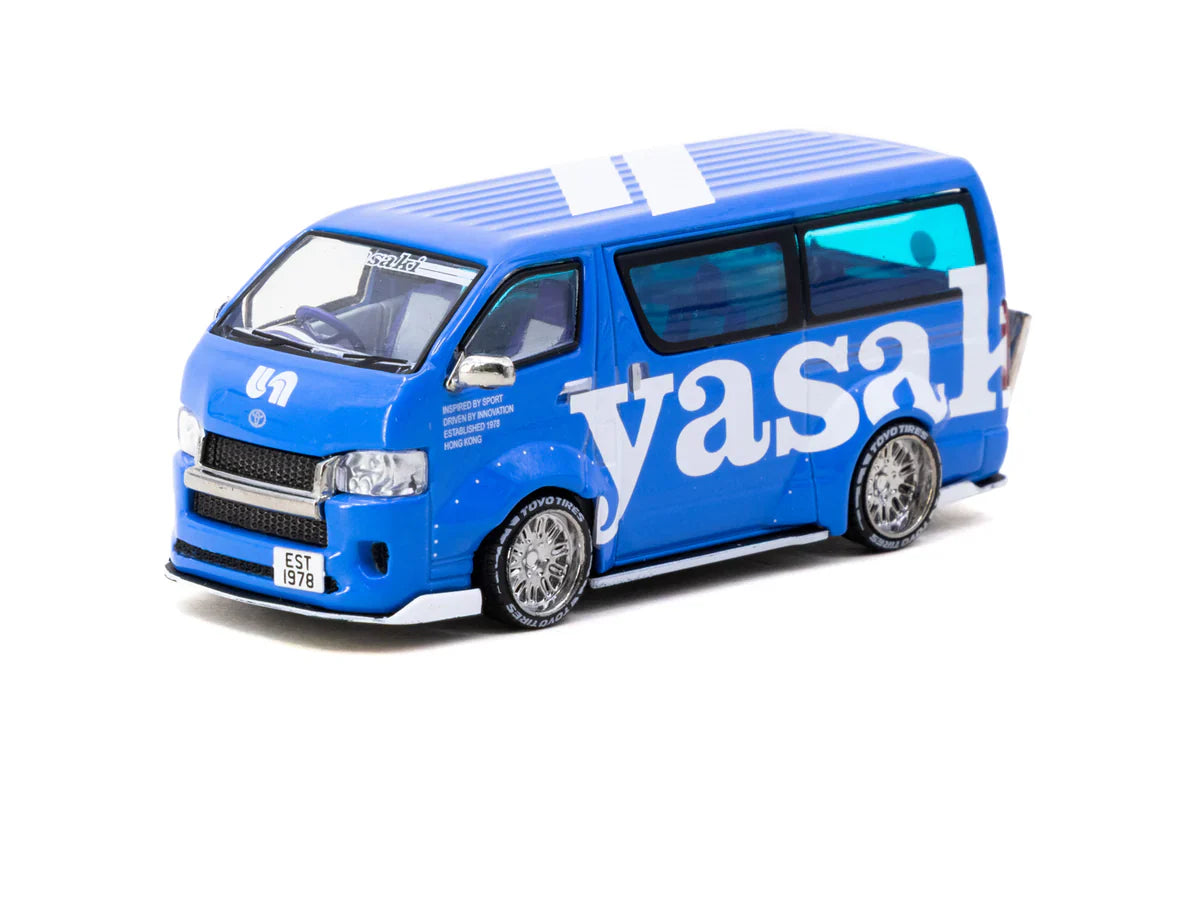 Tarmac Works - Toyota Hiace Widebody Yasaki Special Edition - HOBBY64 - 1/64 Scale T64-038-YAS