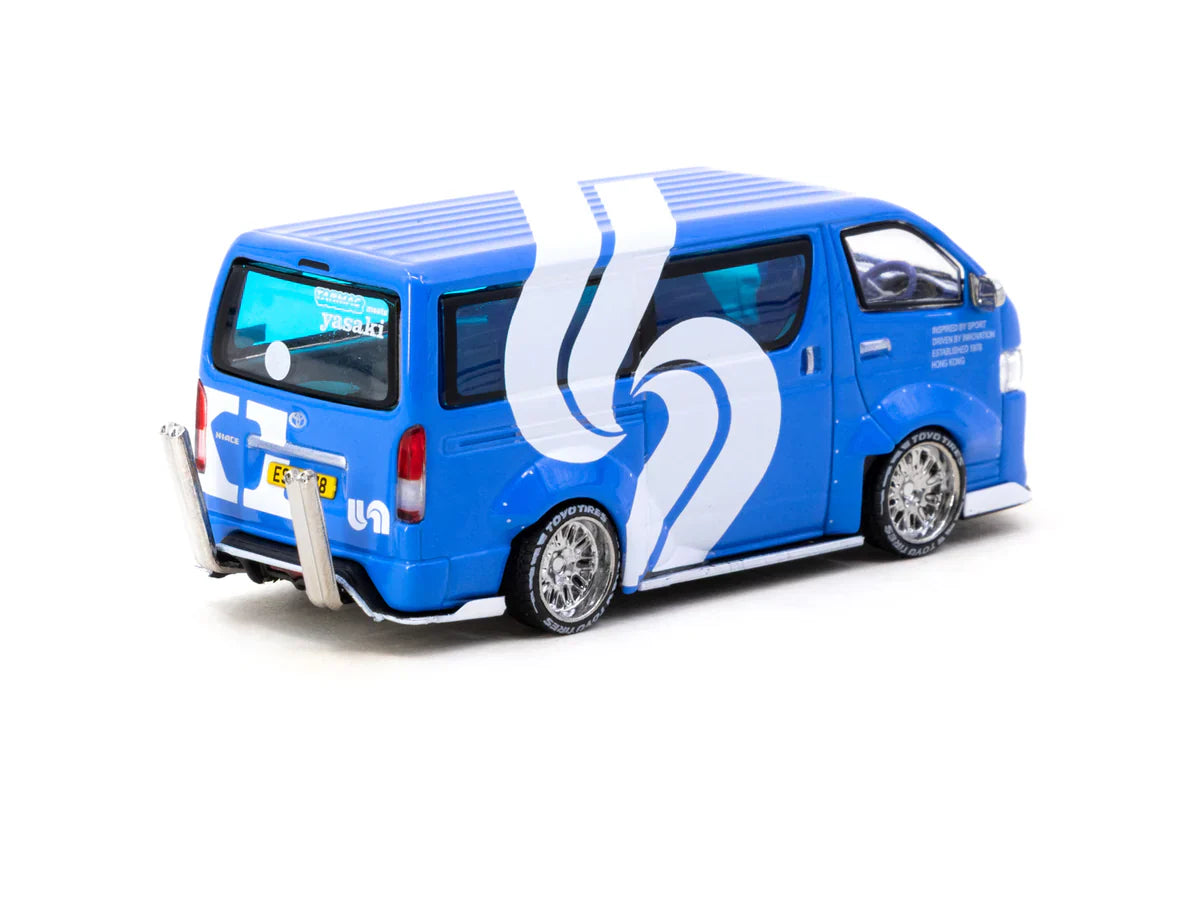 Tarmac Works - Toyota Hiace Widebody Yasaki Special Edition - HOBBY64 - 1/64 Scale T64-038-YAS