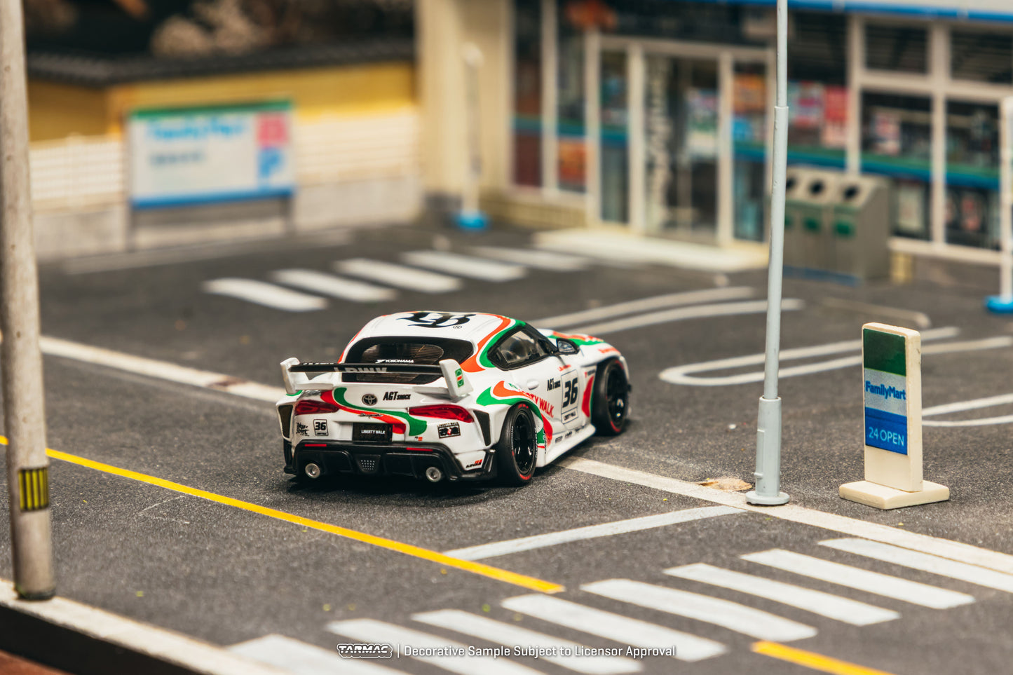 [PRÉCOMMANDE] Tarmac Works - Toyota Supra LB-WORKS Castrol Tribute 2024 - COLLAB64 - Échelle 1/64 T64-109-WH