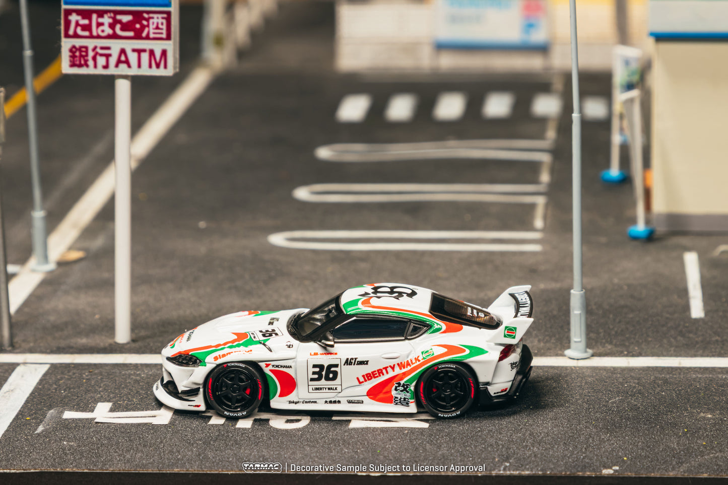 [PRÉCOMMANDE] Tarmac Works - Toyota Supra LB-WORKS Castrol Tribute 2024 - COLLAB64 - Échelle 1/64 T64-109-WH