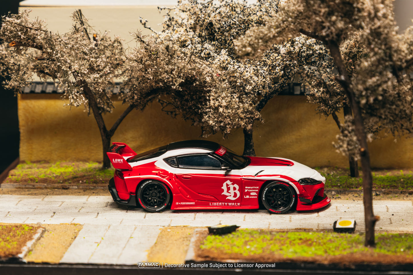 [PRÉCOMMANDE] Tarmac Works - Toyota Supra ( A90 ) LB-WORKS Rouge 2025 - HOBBY64 - Échelle 1/64 T64-109-RD