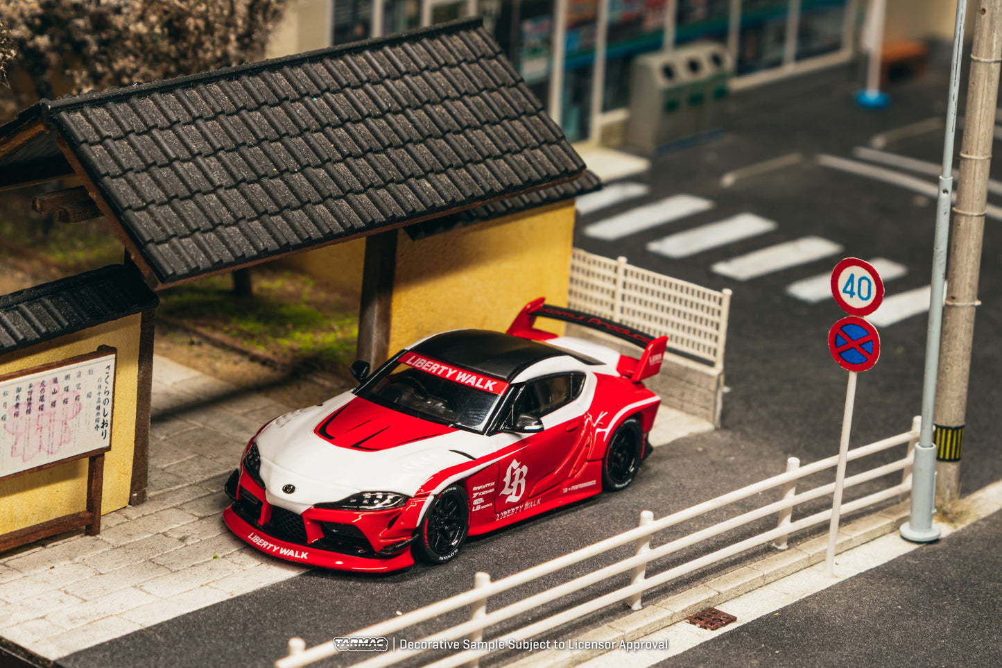 [PRÉCOMMANDE] Tarmac Works - Toyota Supra ( A90 ) LB-WORKS Rouge 2025 - HOBBY64 - Échelle 1/64 T64-109-RD