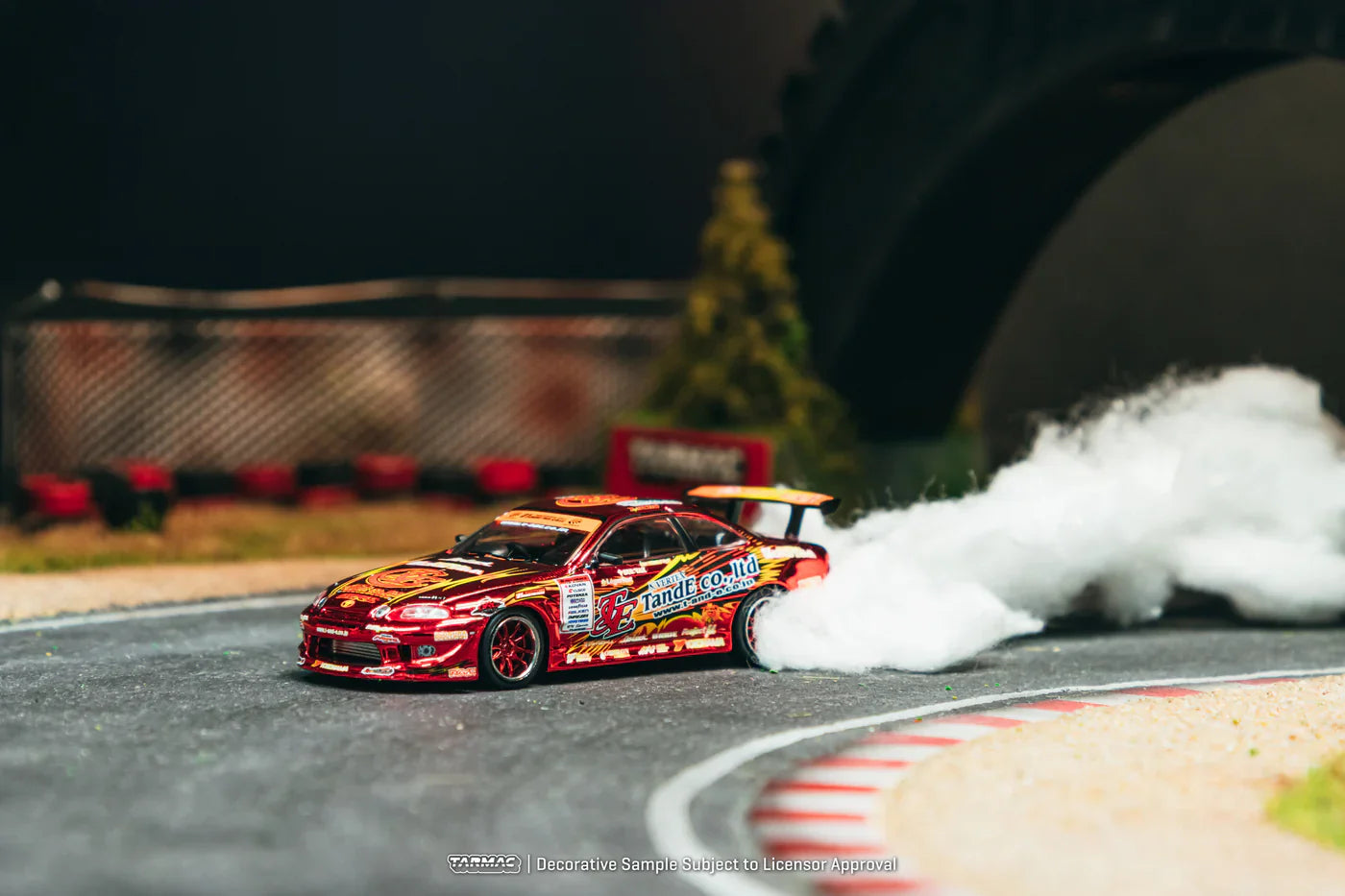 Tarmac Works - Toyota VERTEX Ridge TE3006 Soarer Chrome Red - Tokyo Auto Salon 2026 Special Edition - GLOBAL64 - 1/64 Scale T64G-080-TE3006