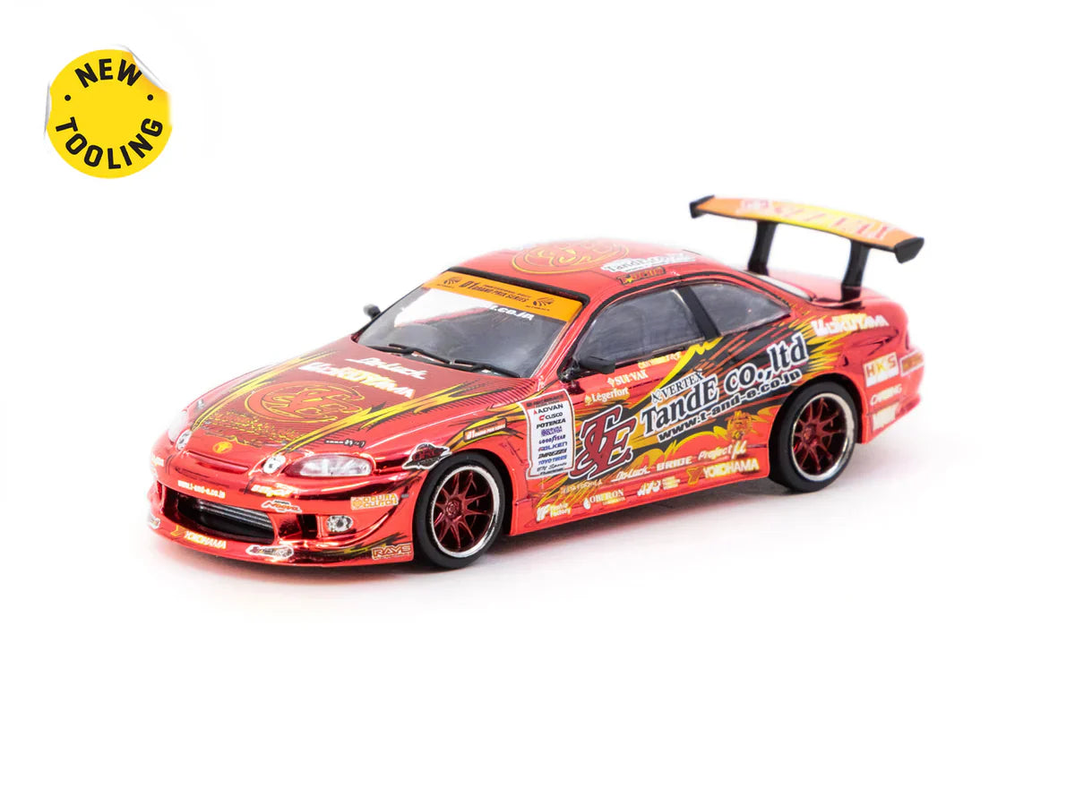 Tarmac Works - Toyota VERTEX Ridge TE3006 Soarer Chrome Red - Tokyo Auto Salon 2026 Special Edition - GLOBAL64 - 1/64 Scale T64G-080-TE3006