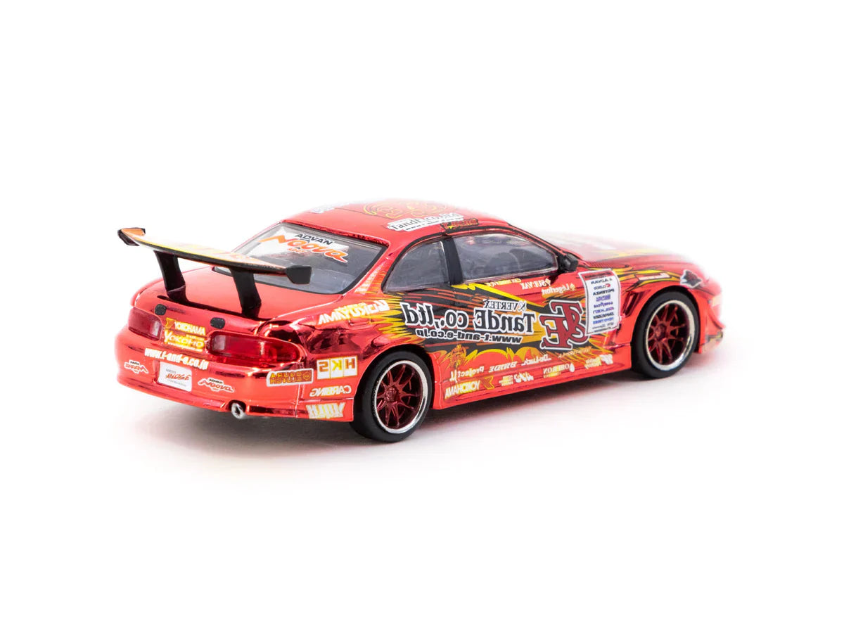 Tarmac Works - Toyota VERTEX Ridge TE3006 Soarer Chrome Red - Tokyo Auto Salon 2026 Special Edition - GLOBAL64 - 1/64 Scale T64G-080-TE3006