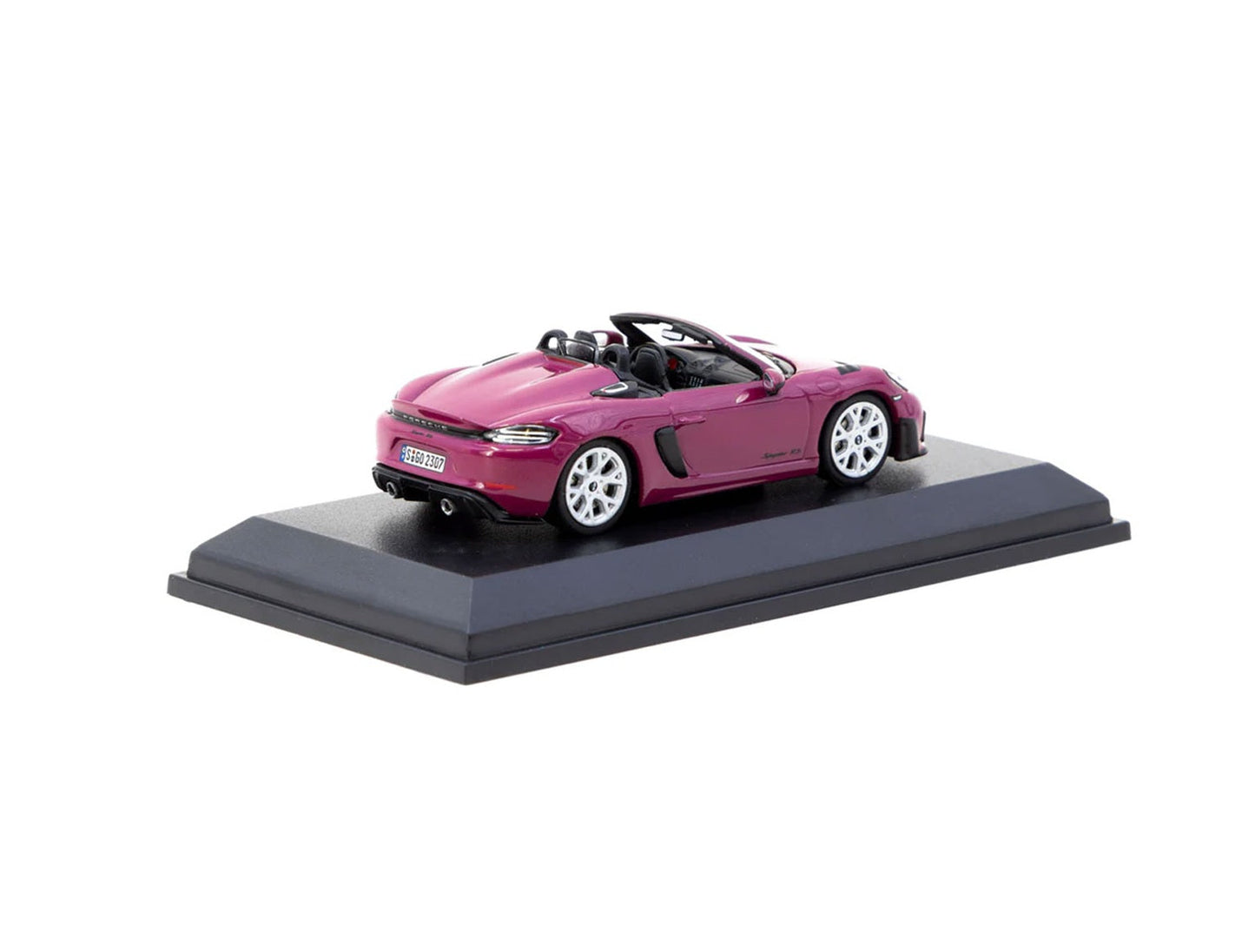 Tarmac Works - Porsche 718 Spyder RS Ruby Star Neo - Collab64 Minichamps - Scale 1/64 643064004